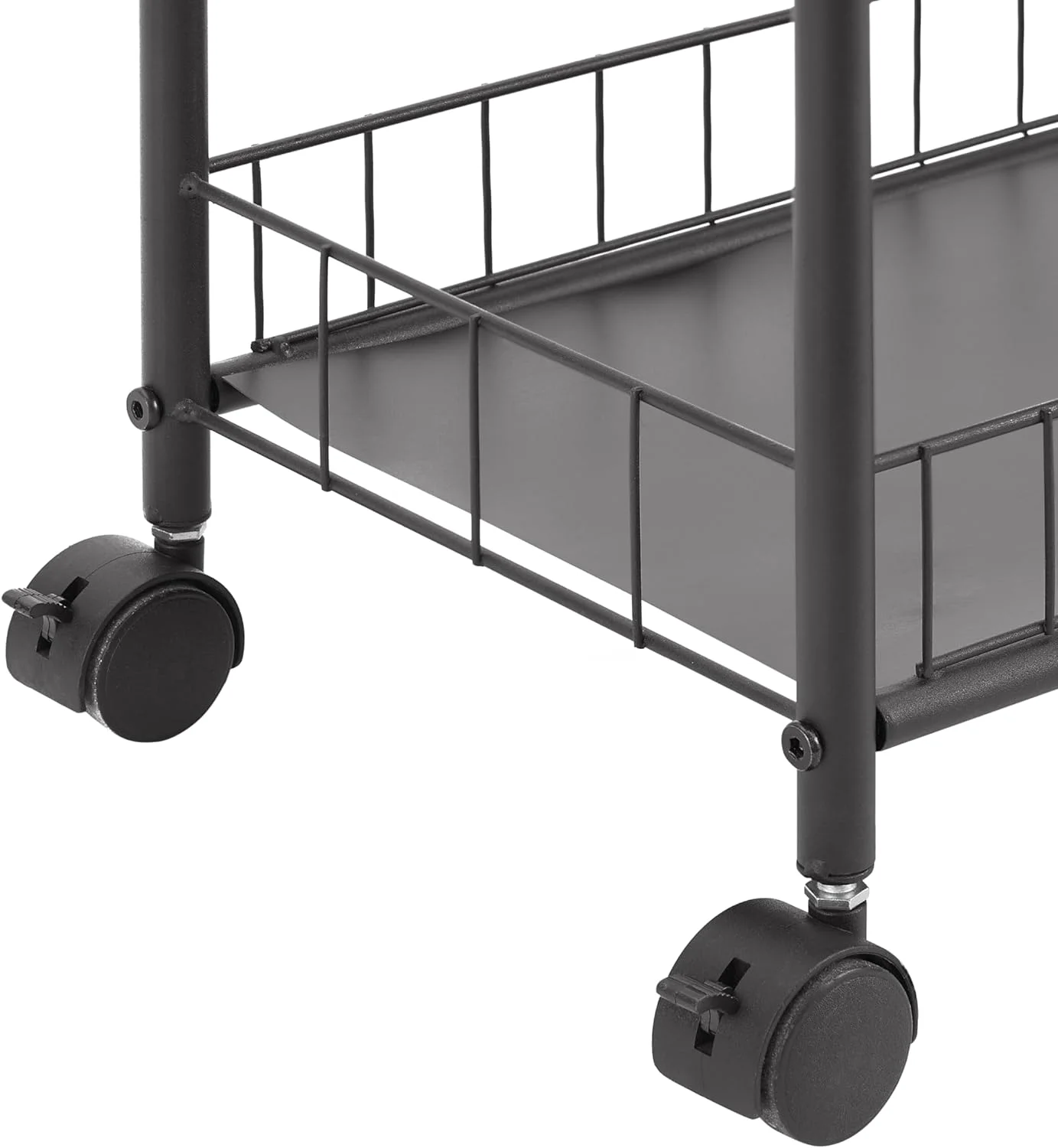 CIATRE 6 Tier Slim Rolling Storage Cart, Mobile Shelving Unit with Wheels, Metal Wire Storage Shelving Rack with Baskets for Kitchen Bathroom Office Laundry Narrow Piaces