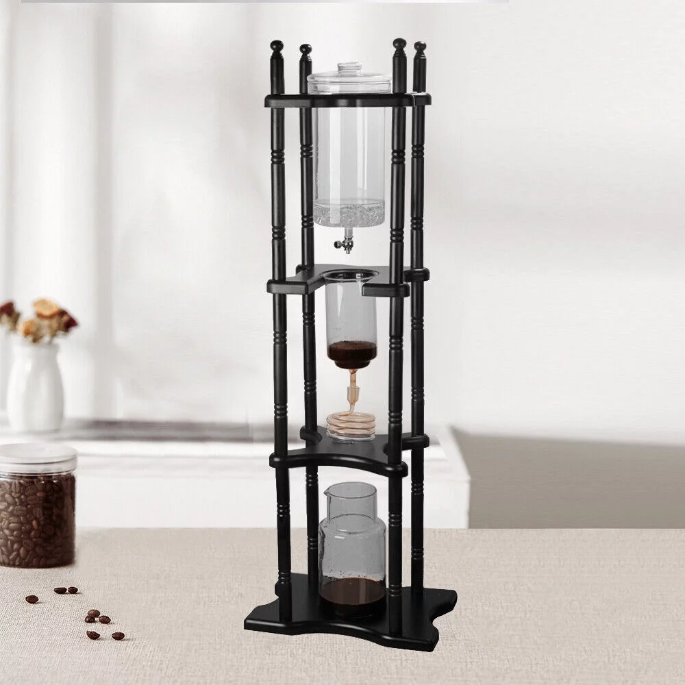2500ml Glass Dutch Coffee Dripper Ice Drip Coffee Tower Cold Brew Coffee Maker