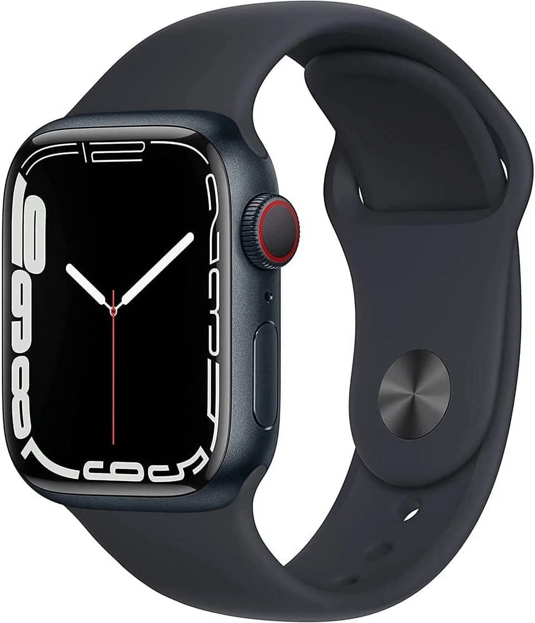 Refurbished Apple Watch Series 7 Aluminum 45 mm (GPS + Cellular) Midnight Black (Grade B)