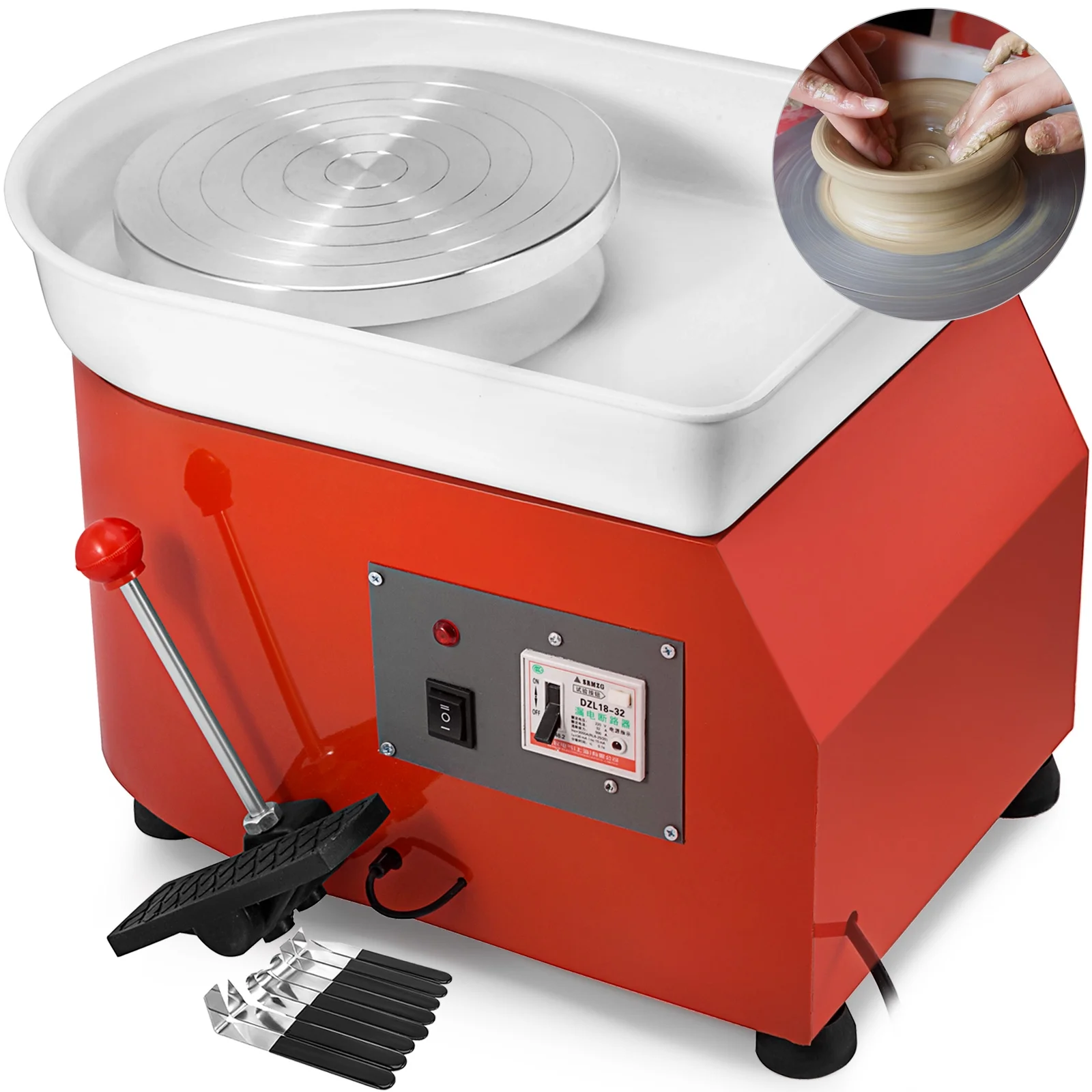 BENTISM 25cm Pottery Wheel Pottery Machine For Ceramic Work Ceramics Clay
