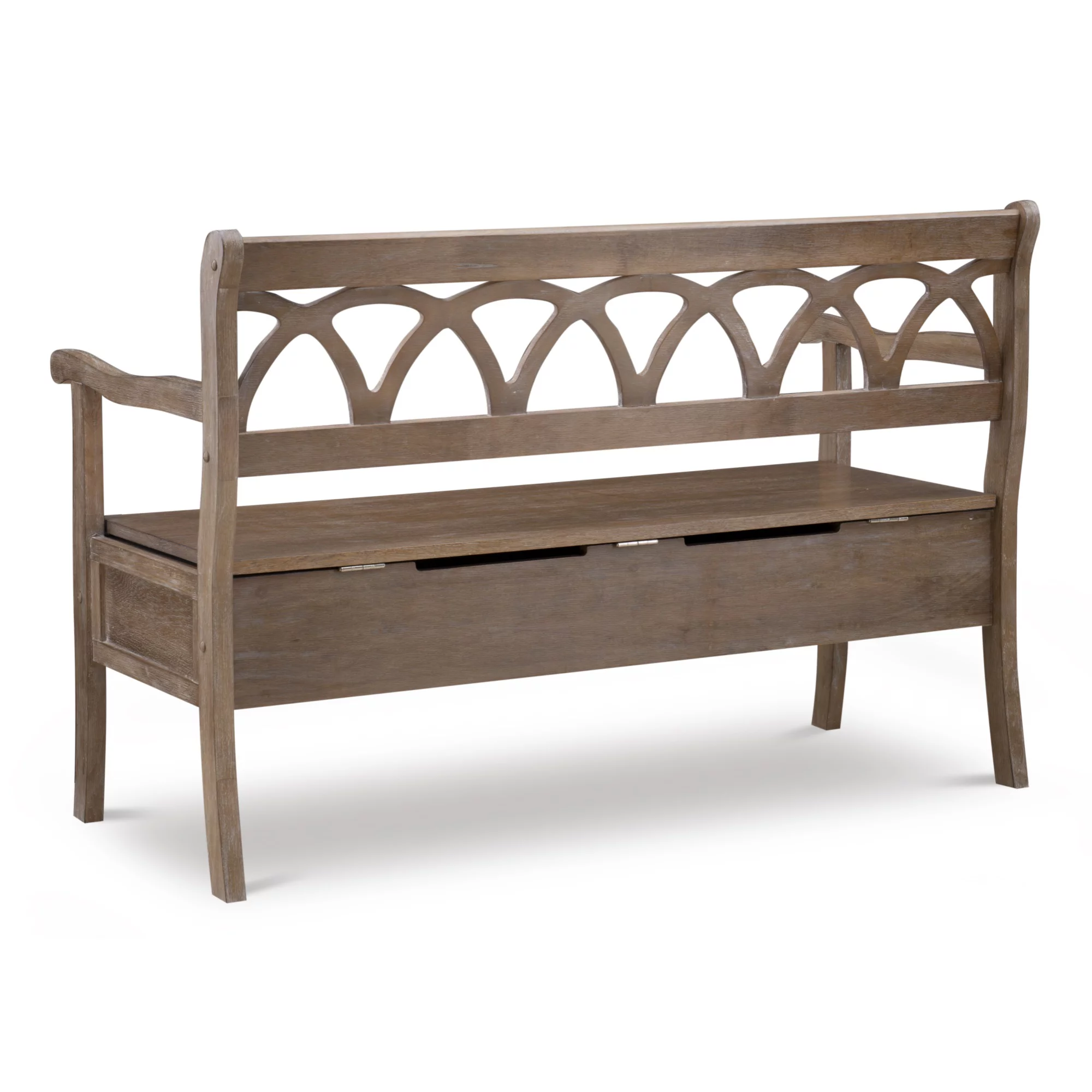 Elliana Storage Bench, Natural Driftwood