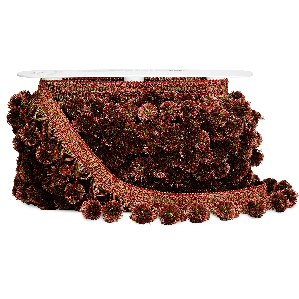 Expo Int'l Zoe Ball & Bead Tassel Fringe by the yard (Sold by the Yard)