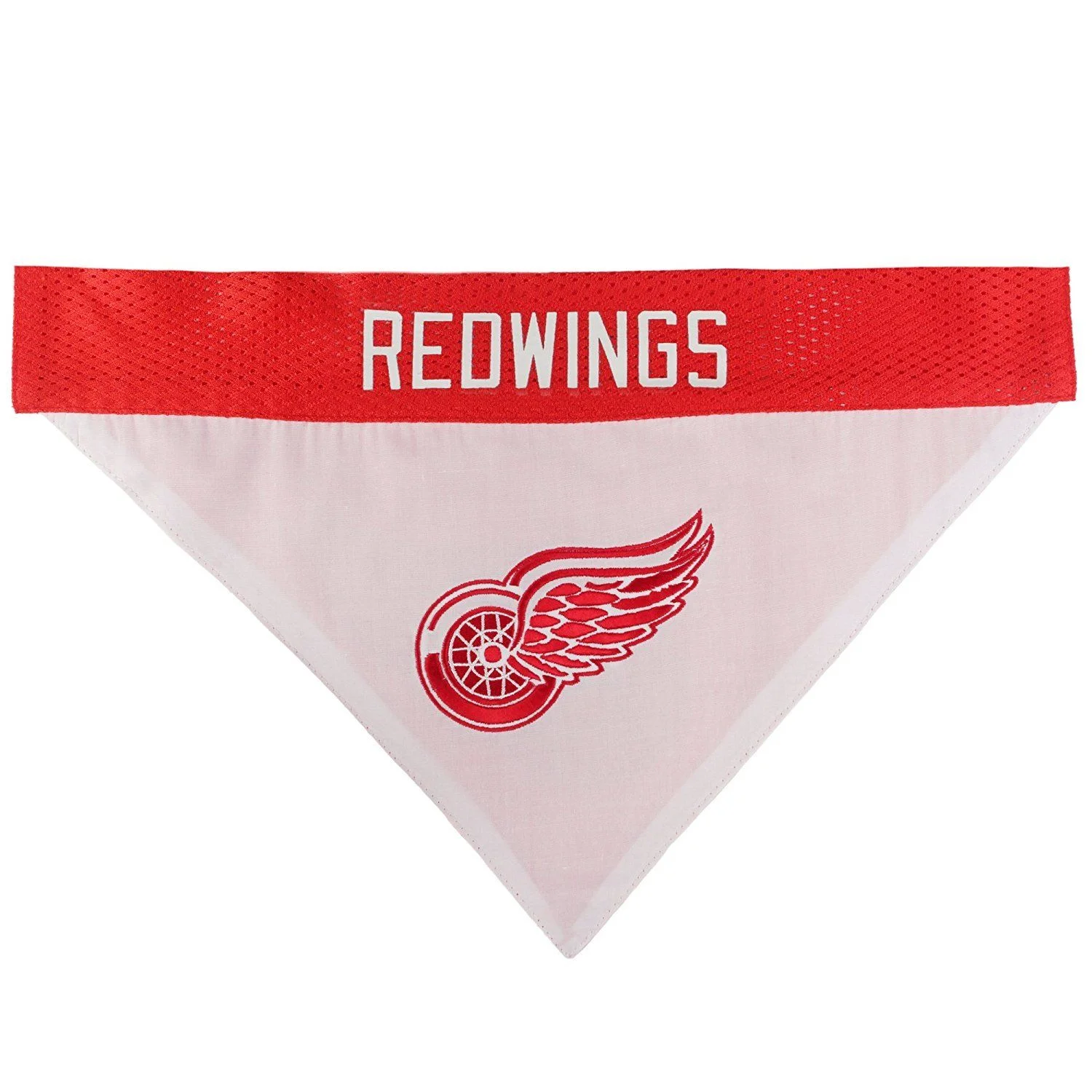 Pets First NHL Detroit Red Wings Bandana! NEW Reversible Pet Bandana - 2 sided Premium Bandanna