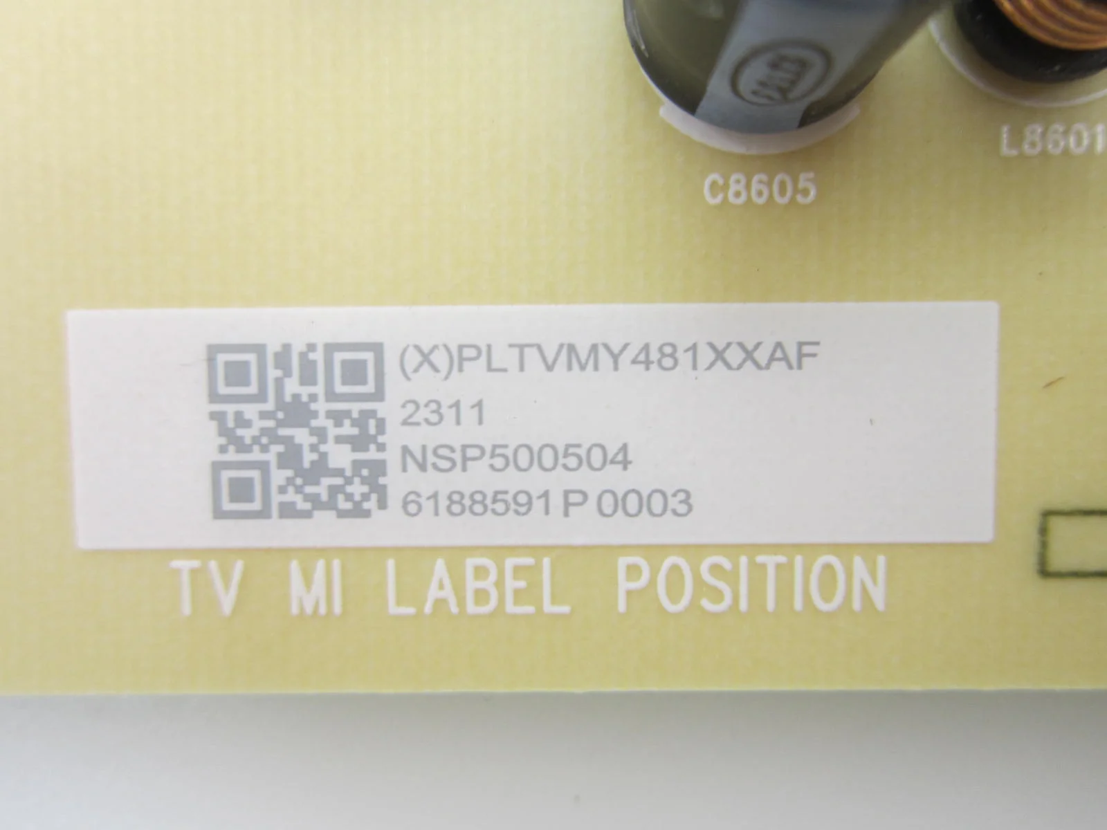 Vizio V505-J01 Power Board PLTVMY481XXAF (715GC283-P01-000-003M)