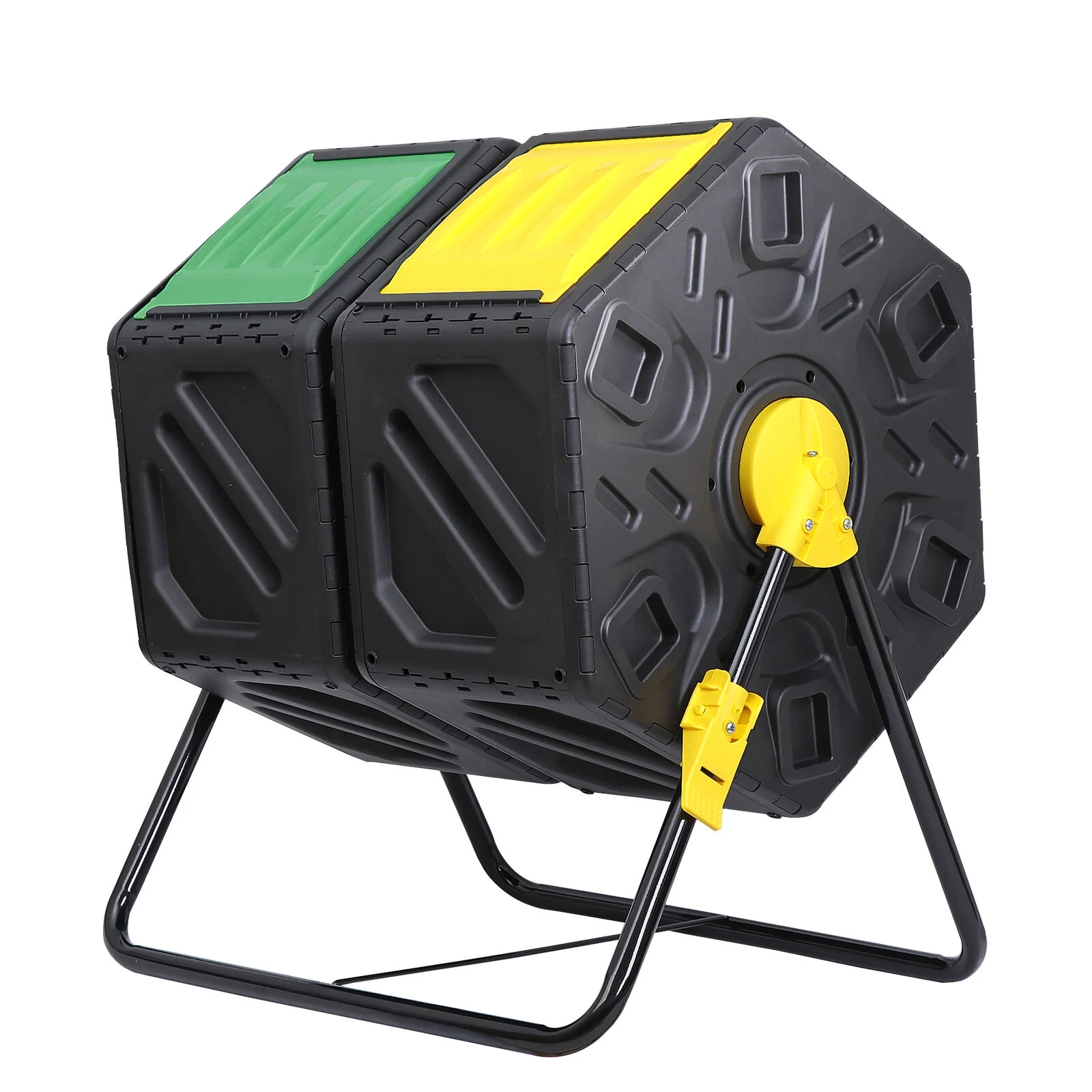 Compost Bin 18.5/37/43 Gallon Composting Tumbler BPA Free Rotating Outdoo Garden