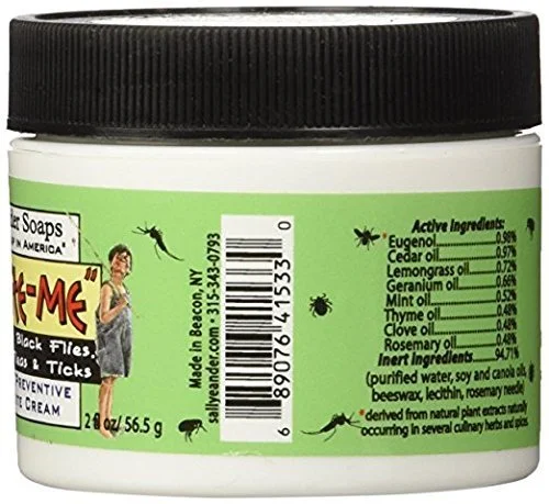 SALLYEANDER No-Bite-Me Natural Bug Repellent & Anti Itch Cream - Safe for Kids and Infants - Repels Mosquitoes, Black Flies, Fleas, and Ticks - 2 oz 2 ounces NEW