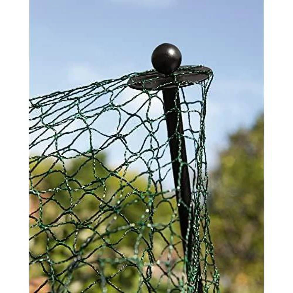 Gardeners   Garden Stake Netting Support | Heavy Duty Powder Coated Steel Garden Fencing ion Frame Support | Ideal For Yard And Lawn Plant Cages - (Set Of 6)