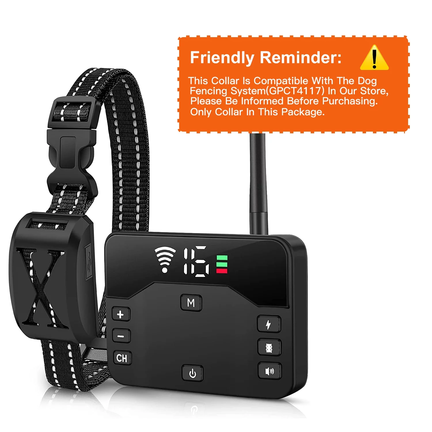 Electric Dog Collar Receiver iMounTEK Dog Training Collar Dog Shock Collar 3 Training Modes Beep Vibration and Shock Up to 850ft Remote Range Rainproof for Small Medium Large Dogs