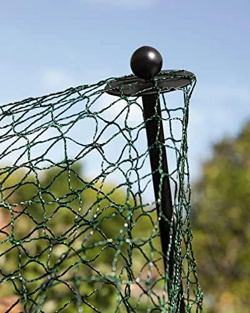 Gardeners   Garden Stake Netting Support | Heavy Duty Powder Coated Steel Garden Fencing ion Frame Support | Ideal For Yard And Lawn Plant Cages - (Set Of 6)