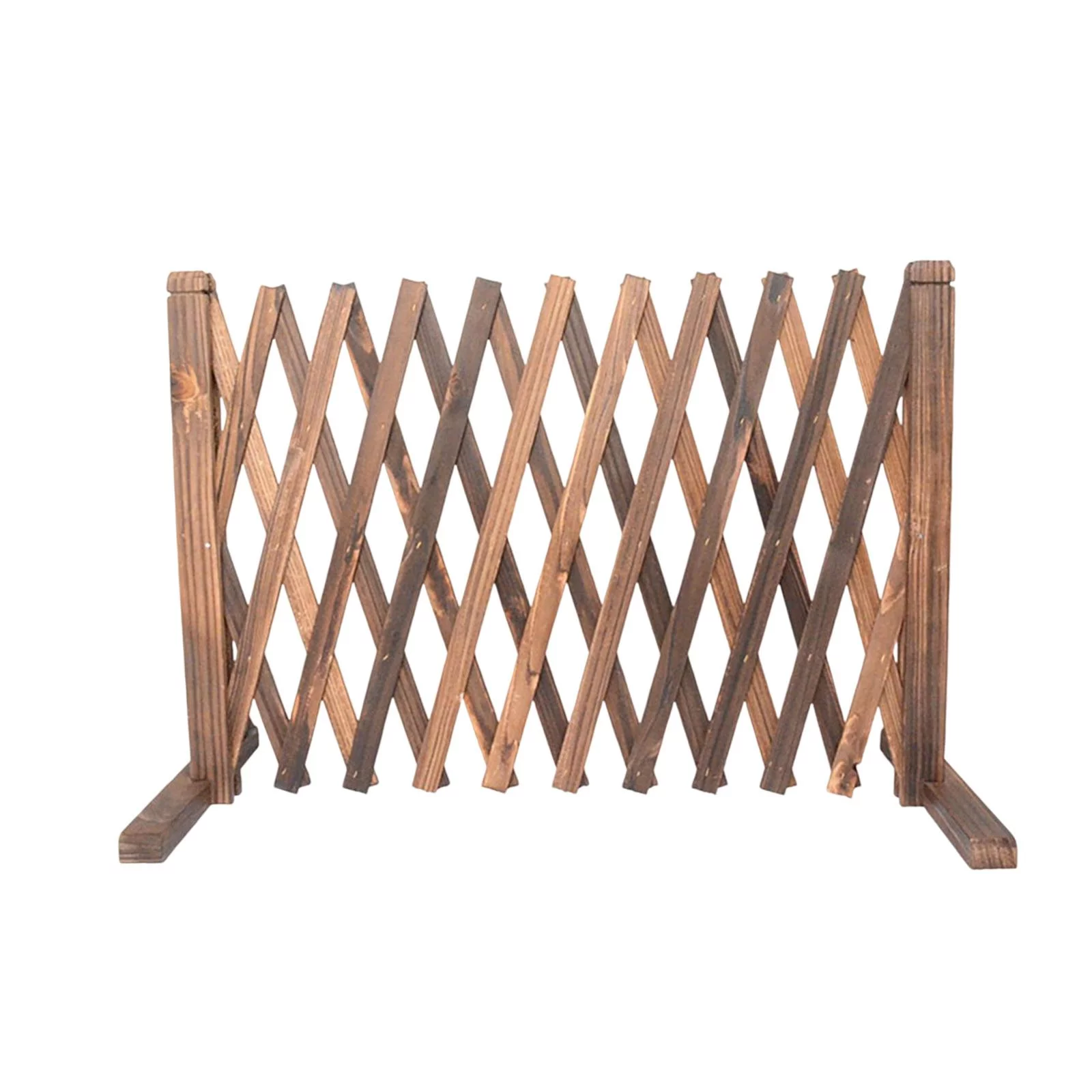 Expandable Wood Fence Photo Background Wedding Photo Props Foldable Garden Screen Panel for Outdoor Balcony Garden Courtyard Entrance
