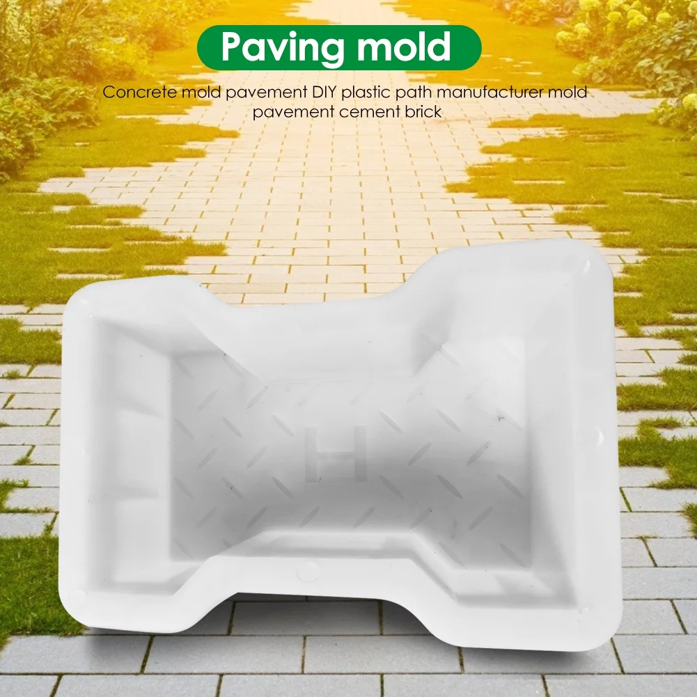 Garden Paving Mold DIY Path Maker Cement Brick Concrete Stone Road Mould
