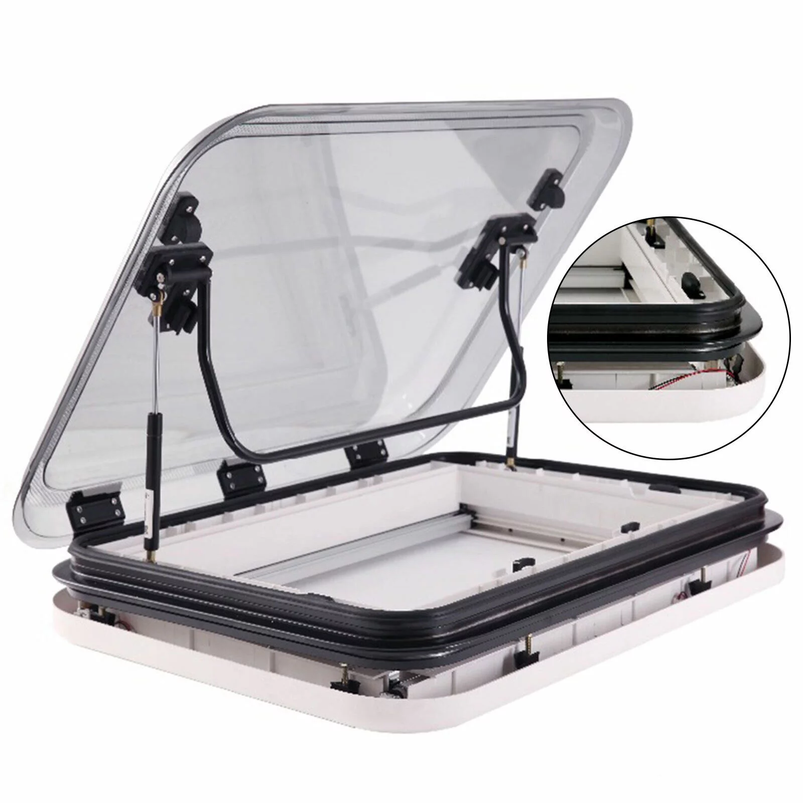 DENEST Caravan Skylight Roof Vent Anti-UV Flyscreen Hatch Trailer Camper RV Motorhome