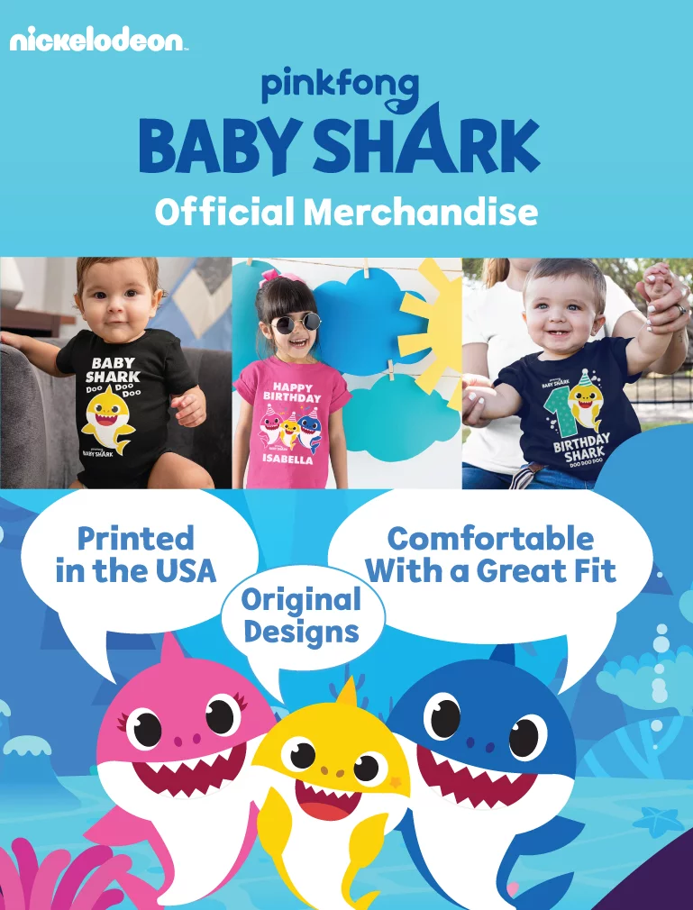 Baby Shark Themed Birthday T-Shirt for Toddlers: Fun & Comfy - Perfect for Shark-Loving Boys and Girls' Birthday Celebrations 2T Navy