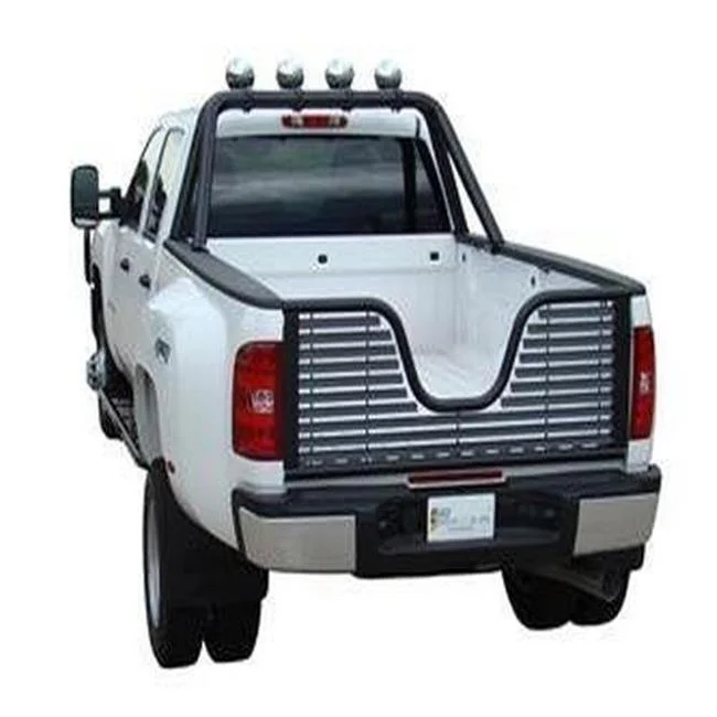 2007-2013 Silverado And Sierra Louvered V-gate Tailgate - Black