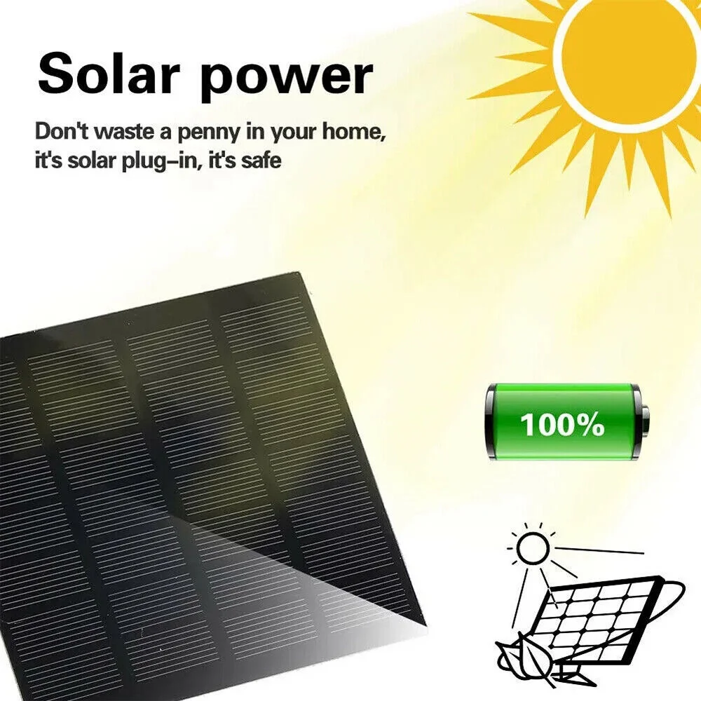 EROCK Solar Power Fountain Submersible Floating Water Pump Bird Bath Pond Garden Pool