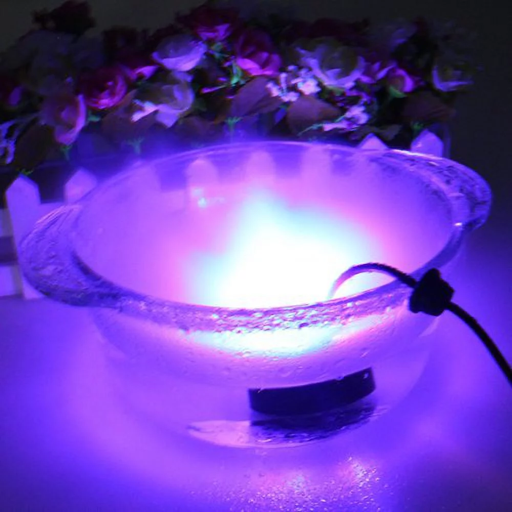 agptek_ 12 led mist maker fogger water fountain pond fog atomizer humidifier for office home room car