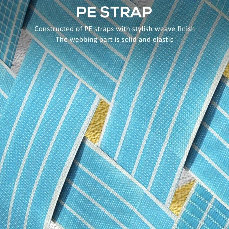 Zateety Set of 2 Patio Folding Chairs, Classic Outdoor Camping Chairs, Portable Lawn Chairs for Camping, Garden, Pool, Beach, Backyard W/ Armrests, Blue