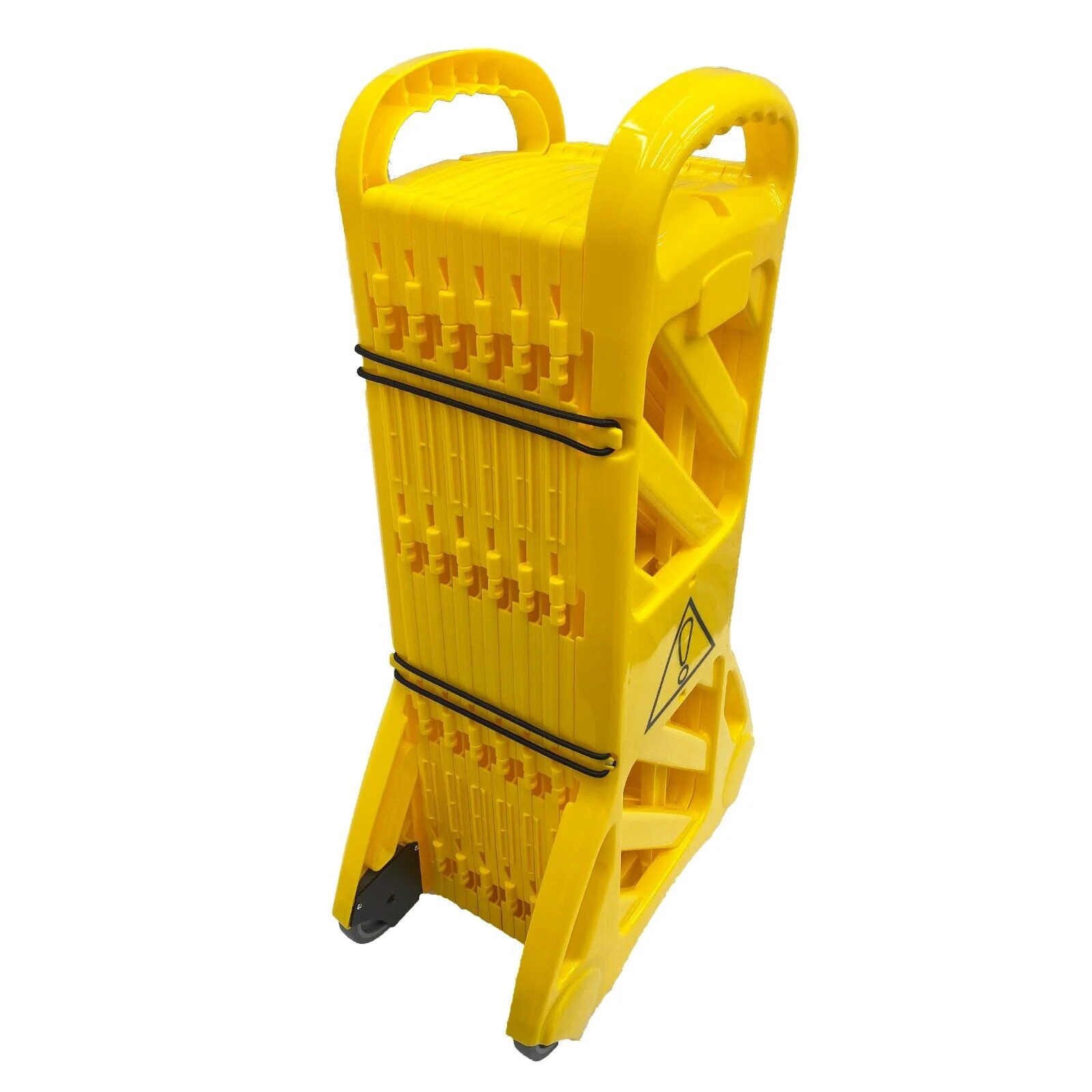 PreAsion Mobile Folding Fence Retractable Folding Fence Mobile Portable Safety Warning Guardrail