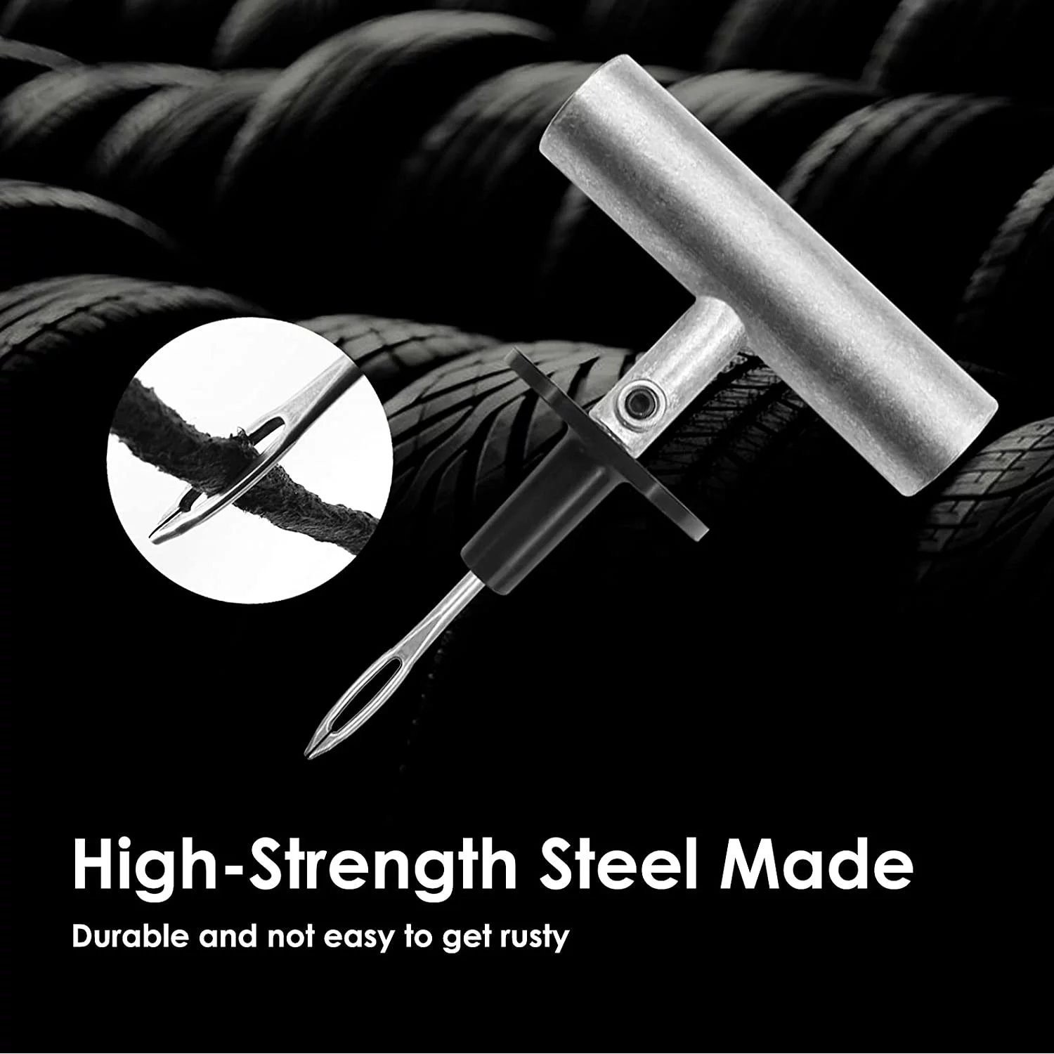 Handfly Tire Repair Kit with Plug for Car, Motorcycle, Truck (39pcs)