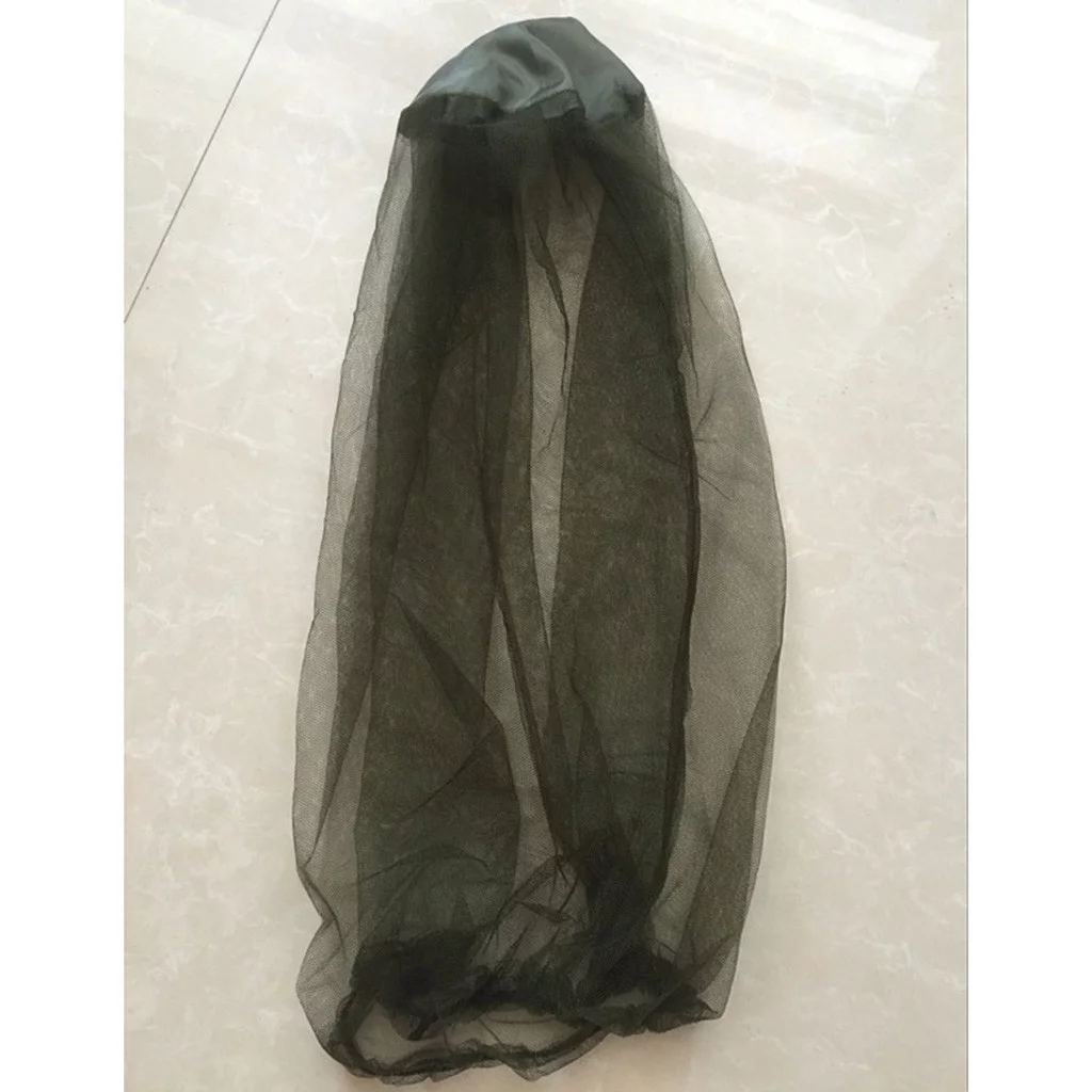 GZEFJRQM Mosquito Head Net Mesh Face Neck Fly Netting Hood From Bugs Neck Flap Fishing Hiking Hat Gnats Noseeums Screen Net For Outdoor Lover