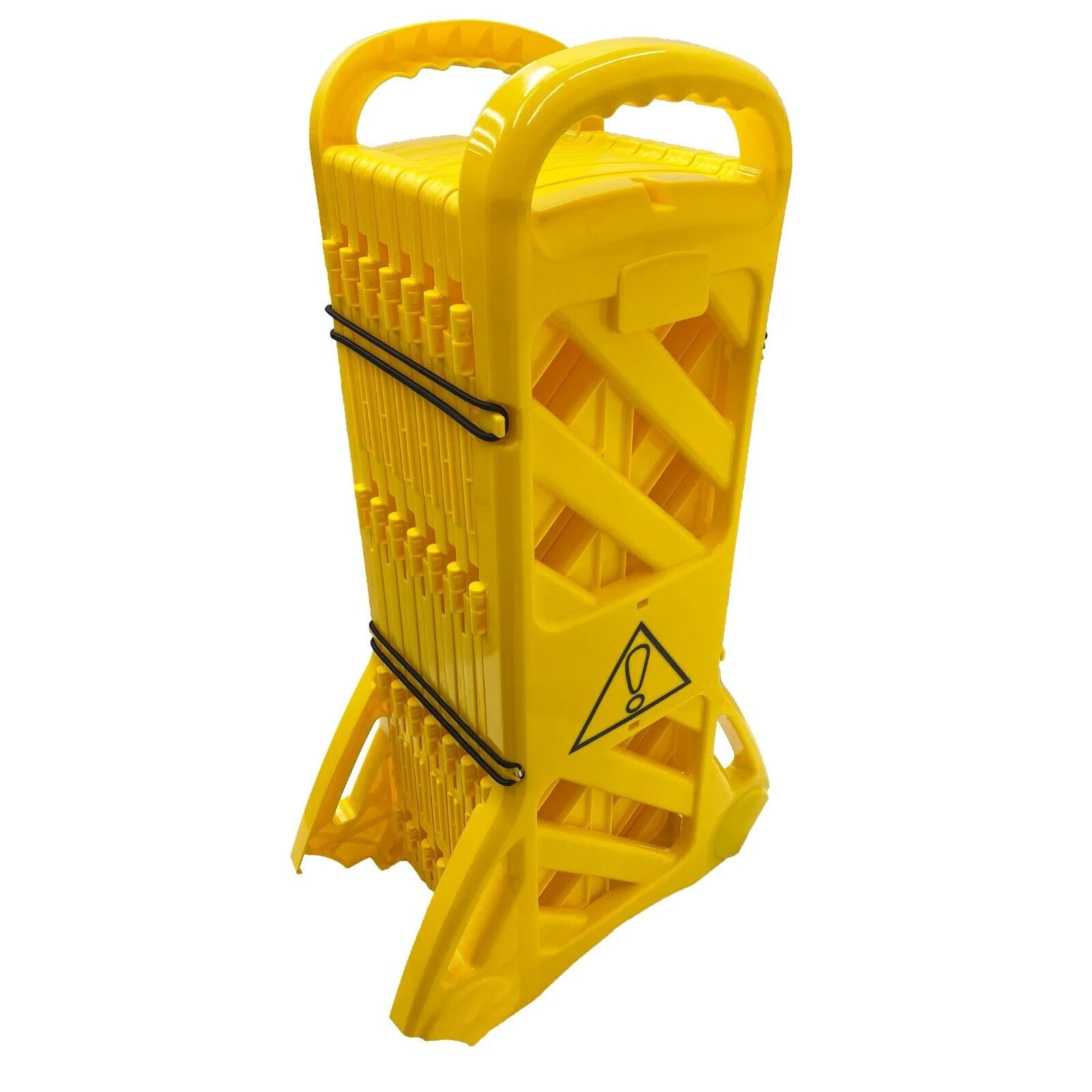 PreAsion Mobile Folding Fence Retractable Folding Fence Mobile Portable Safety Warning Guardrail