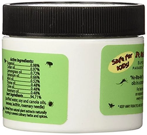 SALLYEANDER No-Bite-Me Natural Bug Repellent & Anti Itch Cream - Safe for Kids and Infants - Repels Mosquitoes, Black Flies, Fleas, and Ticks - 2 oz 2 ounces NEW