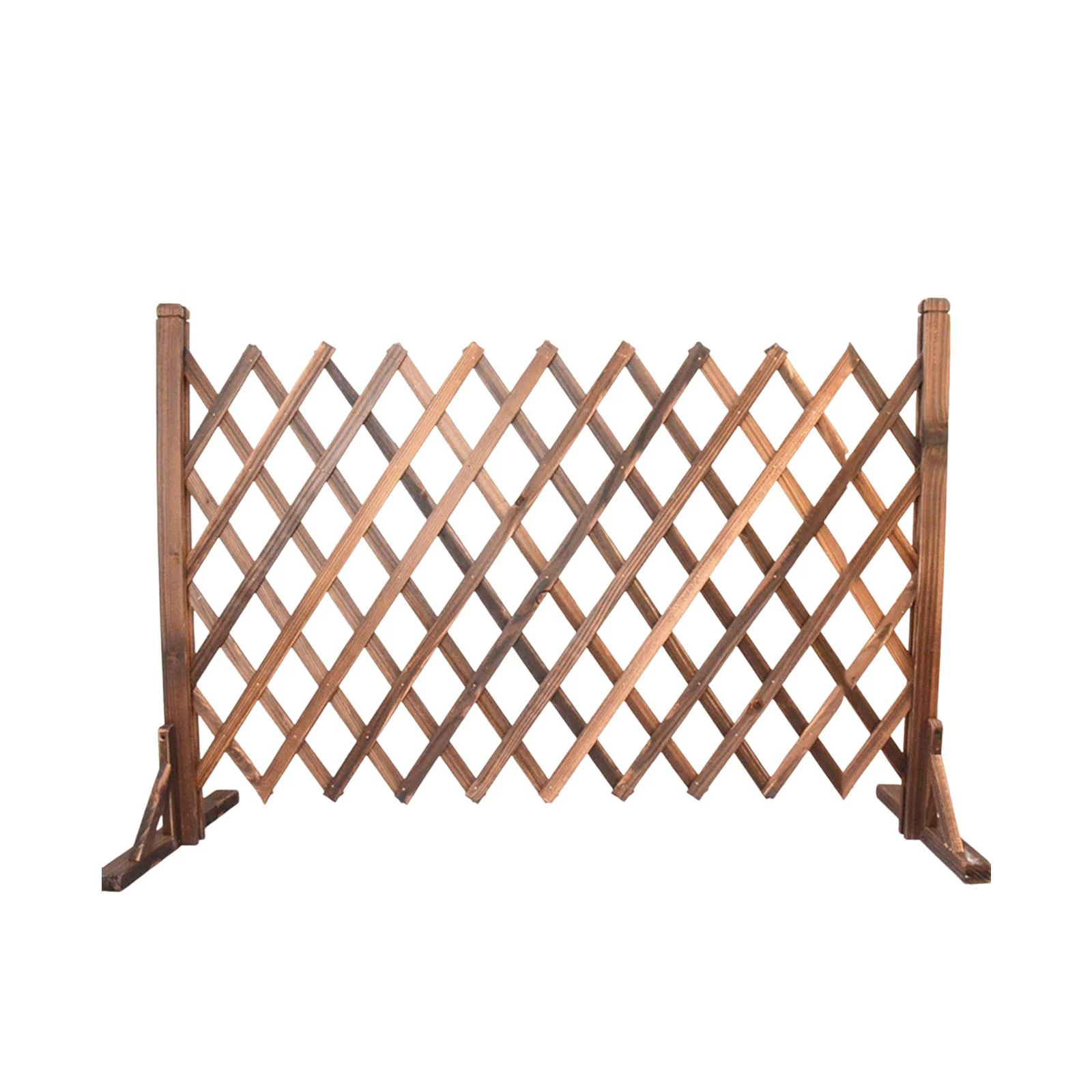 Expandable Wood Fence Photo Background Wedding Photo Props Foldable Garden Screen Panel for Outdoor Balcony Garden Courtyard Entrance