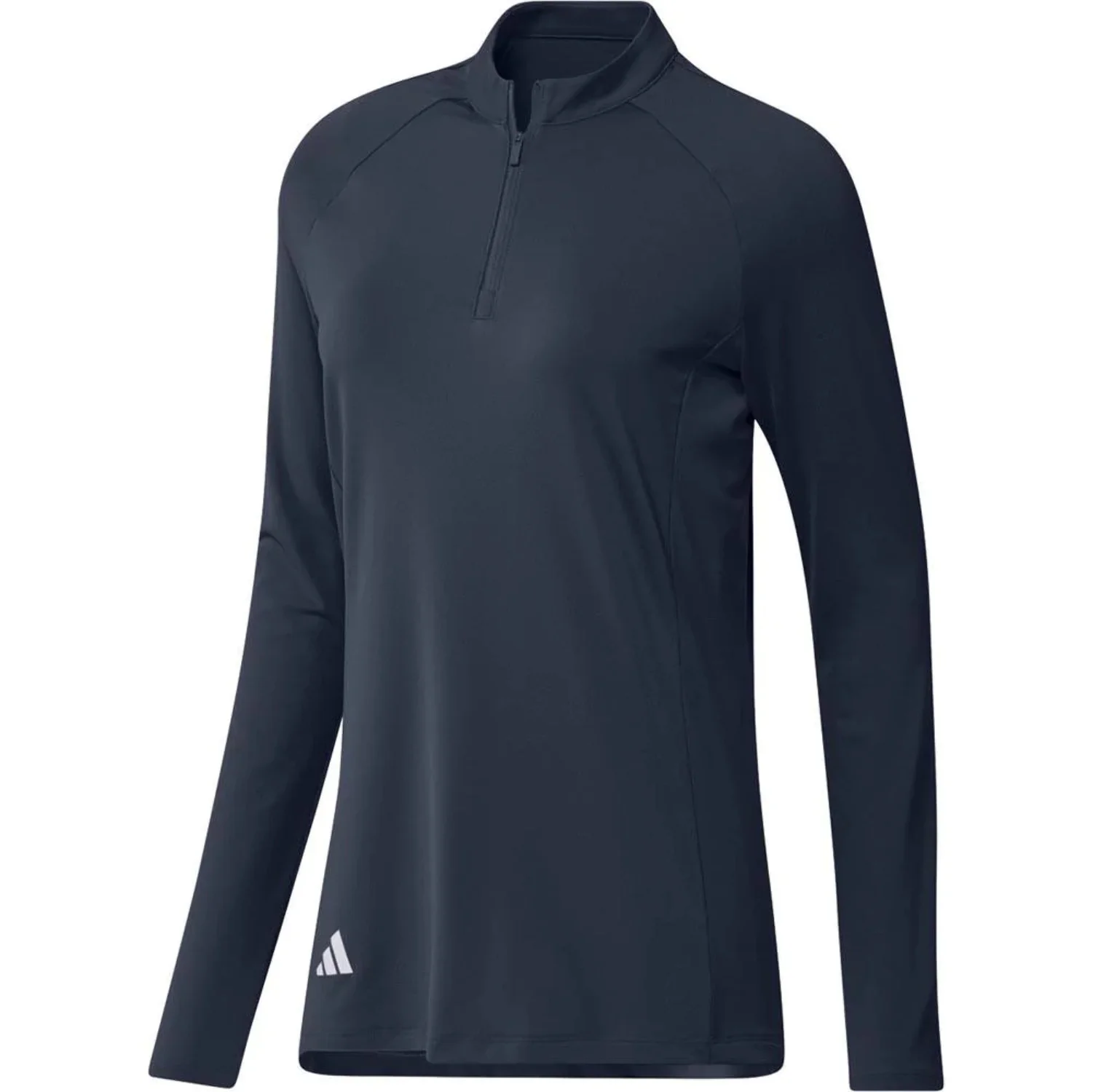 Adidas Golf Ladies 1/4 Zip LS Polo Collegiate Navy Small
