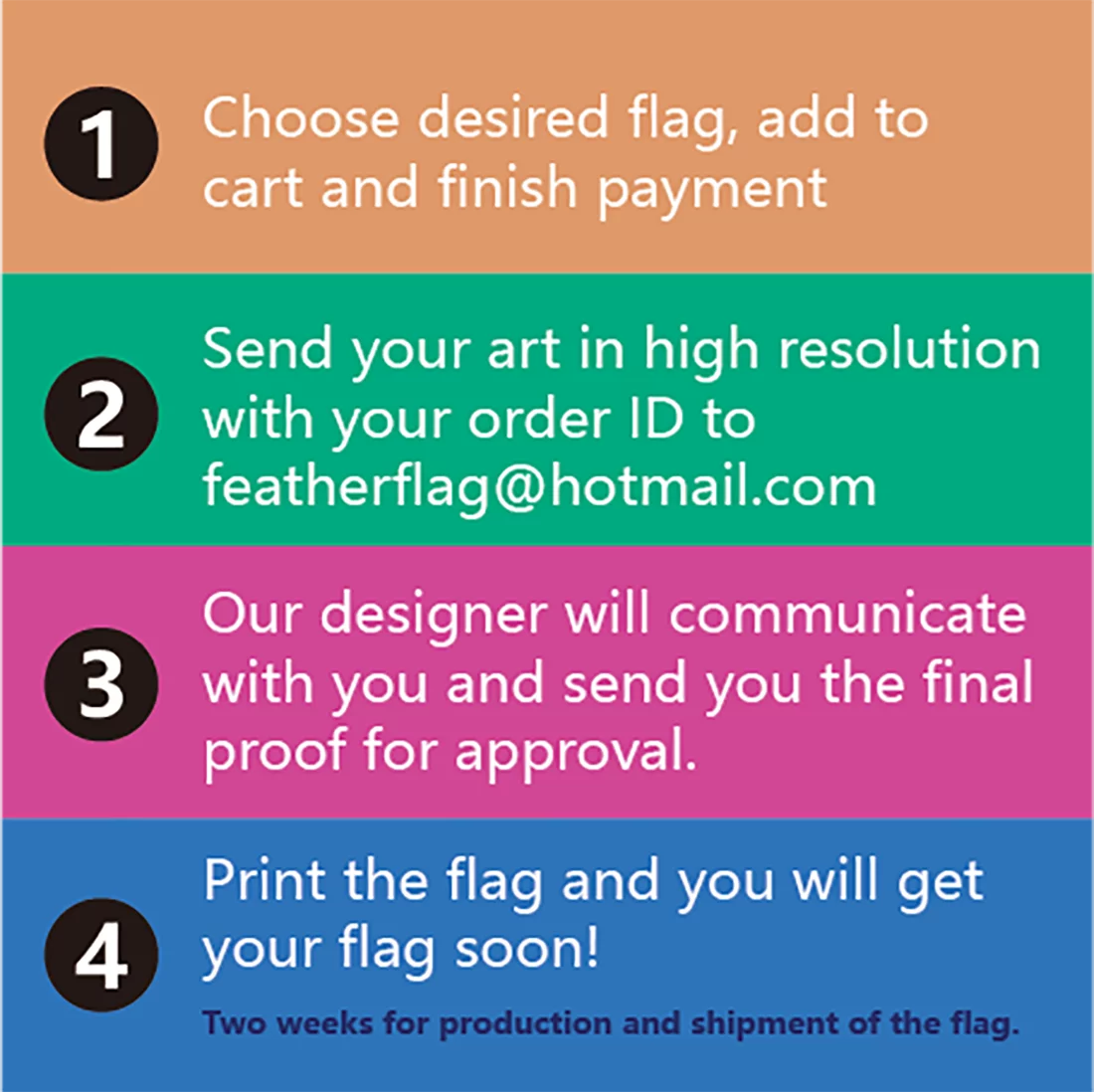 11.5ft / 3.5m Custom Feather Flag Kit with Poles Stake for Advertising