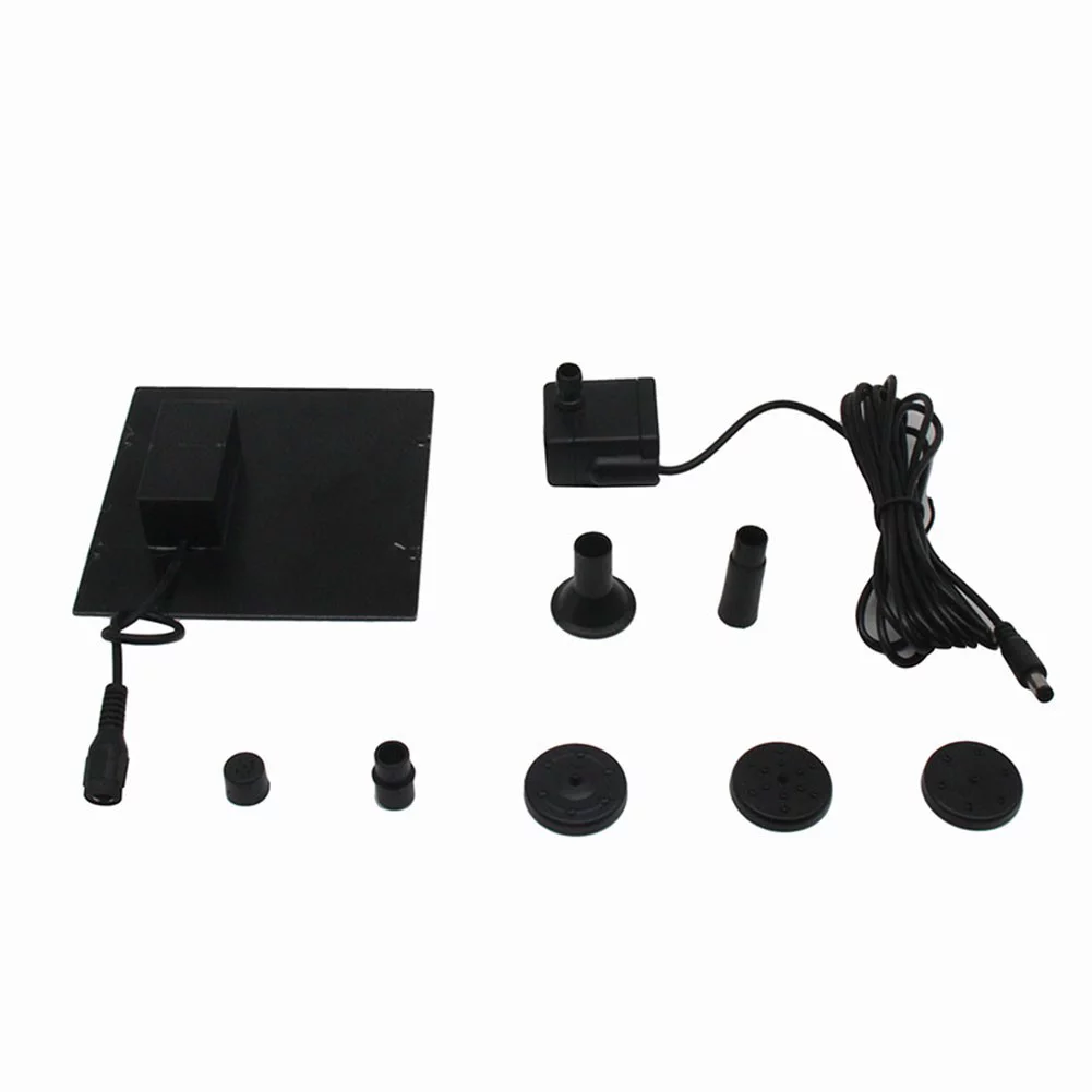 Solar Lotus Fountain Powered Bird Bath Floating Water Pump Pond Garden Pool