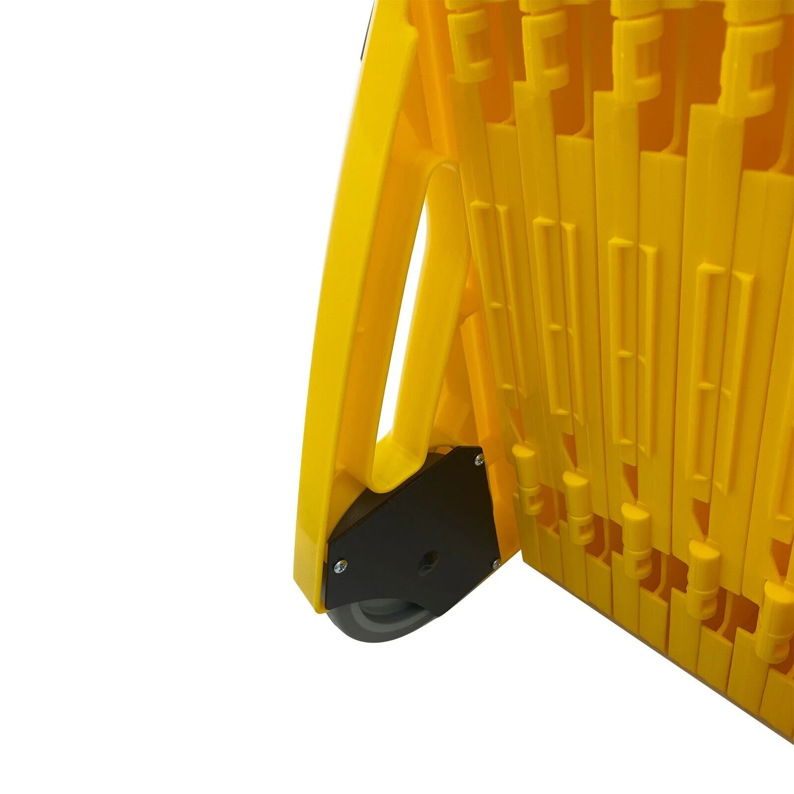 PreAsion Mobile Folding Fence Retractable Folding Fence Mobile Portable Safety Warning Guardrail