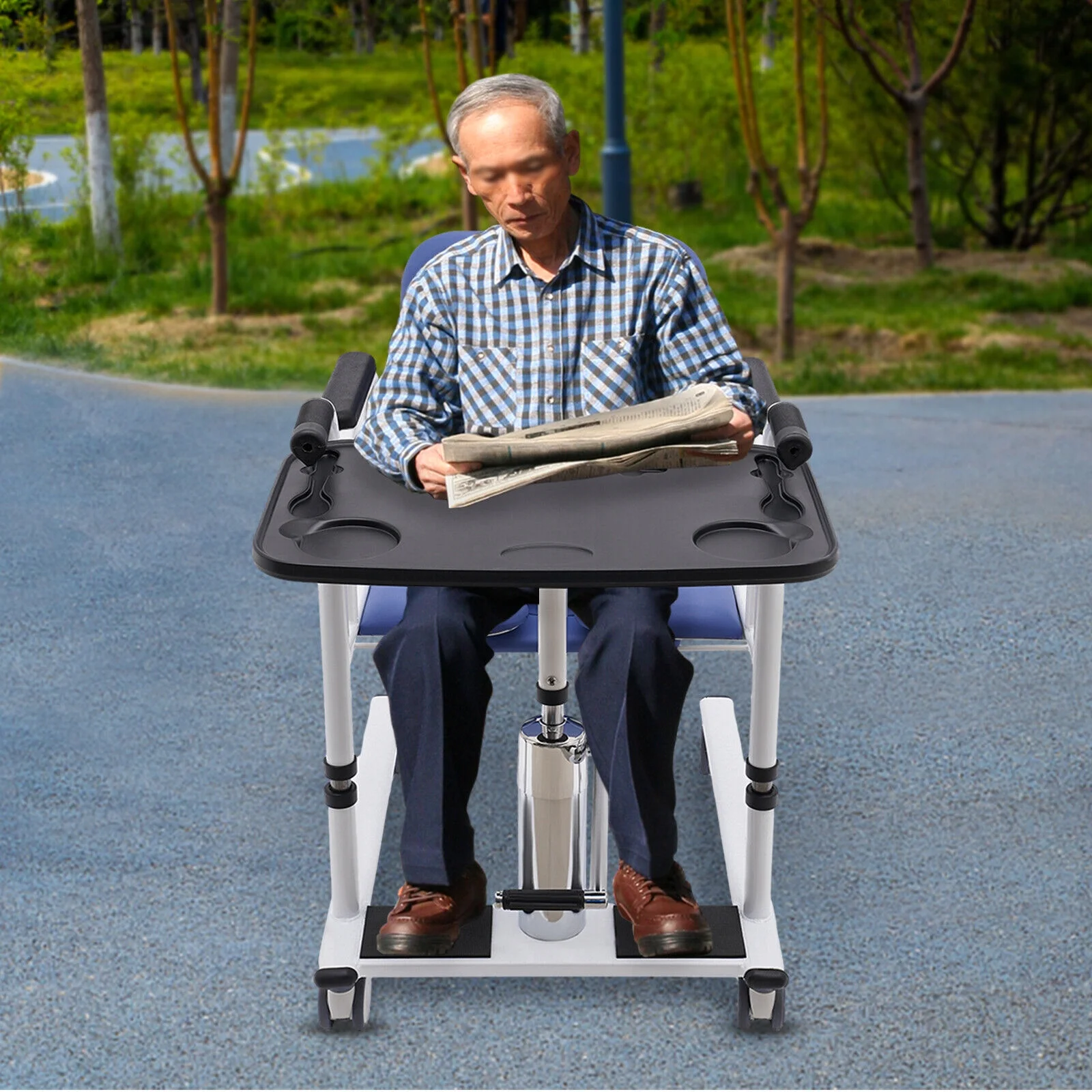 Patient Lift Wheelchair Shower Chair Hydraulic Lift Aid Transfer For Elderly