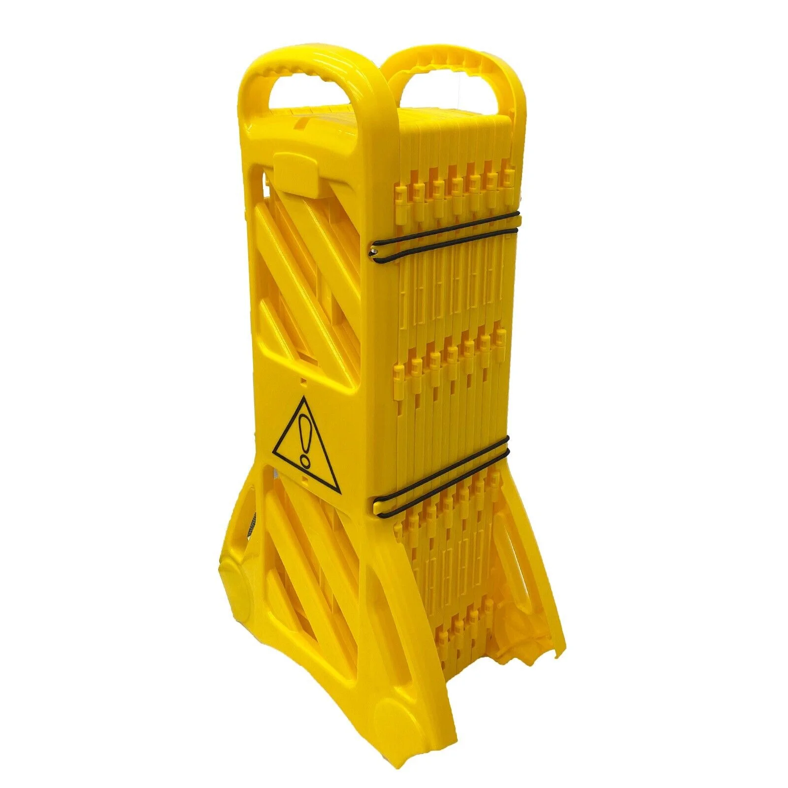 PreAsion Mobile Folding Fence Retractable Folding Fence Mobile Portable Safety Warning Guardrail