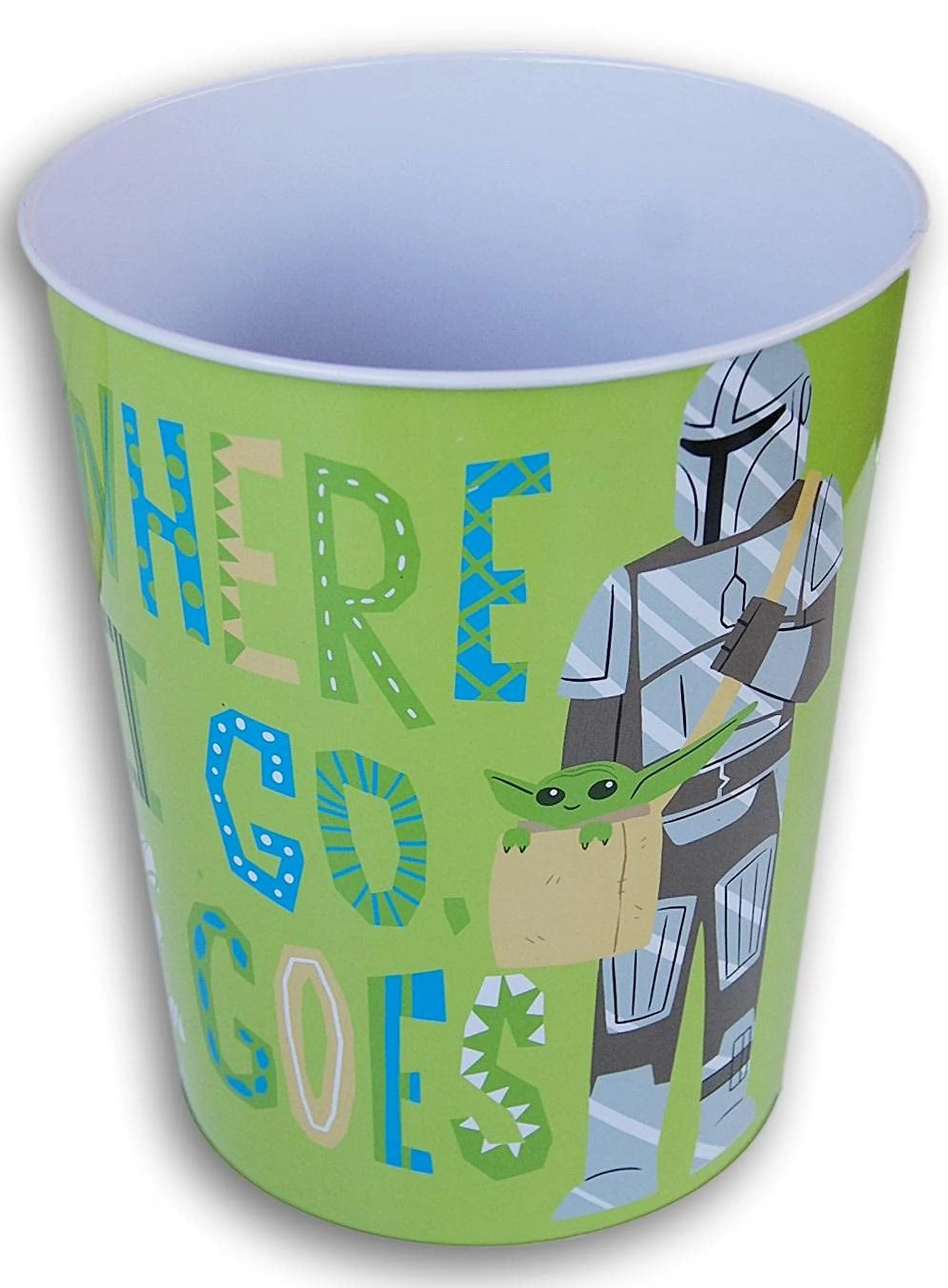 Mandalorian Baby Yoda Waste Bin Trash Can for Kids