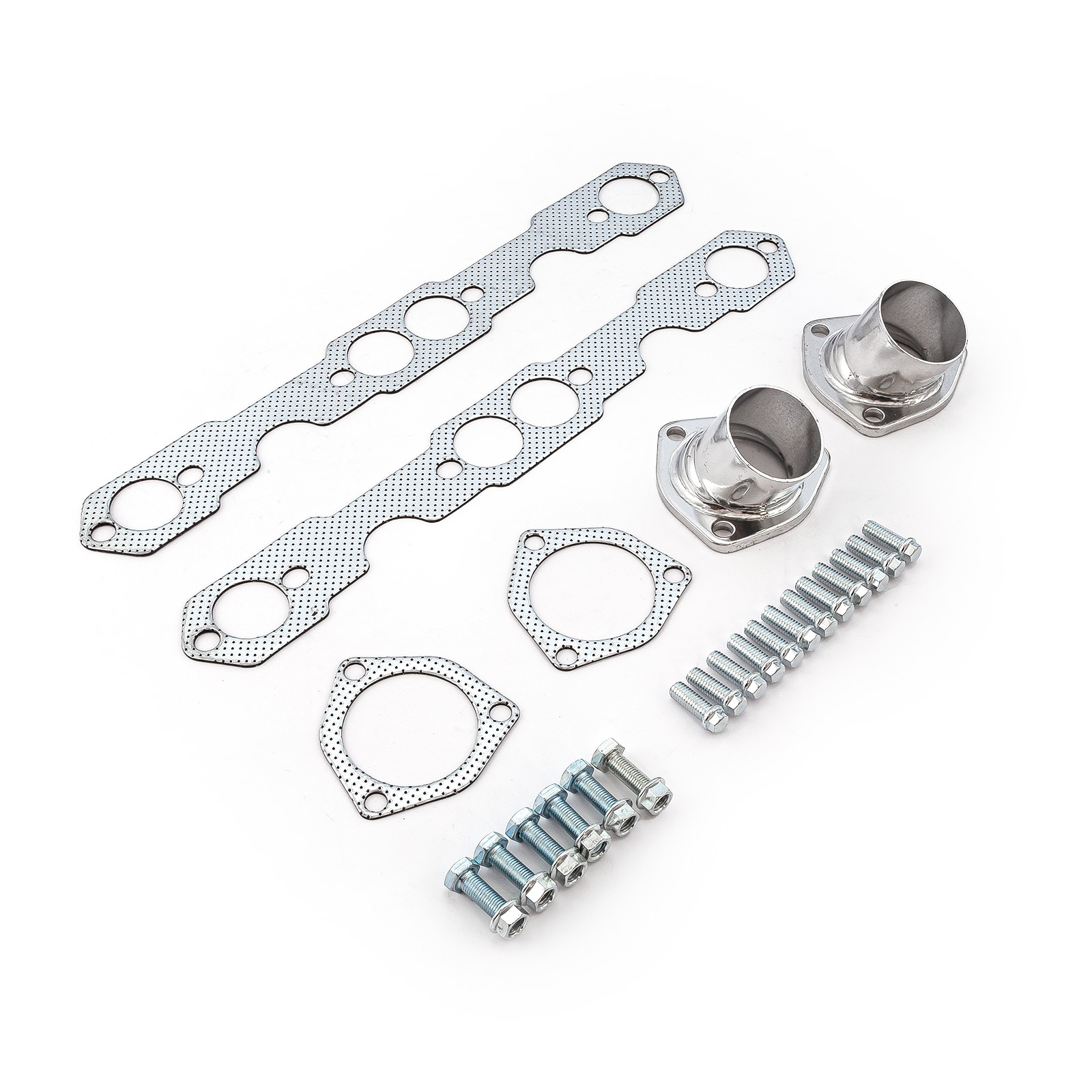 Speedmaster PCE316.1030.02 Fits Chevy SBC 350 1955-57 Tri-5 Shorty Ceramic Headers Straight Plug Heads
