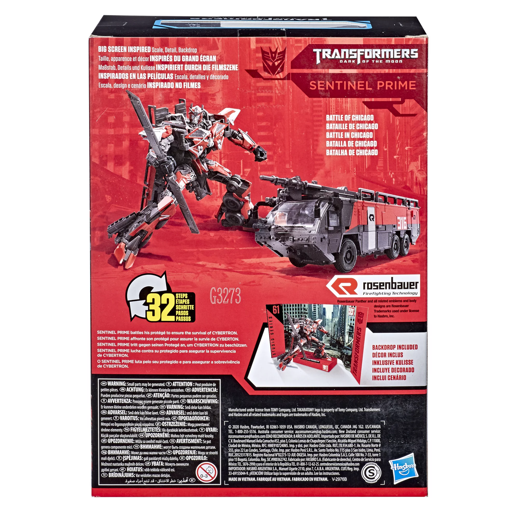 Transformers Studio Series 61 Voyager Class Sentinel Prime Action Figure Set