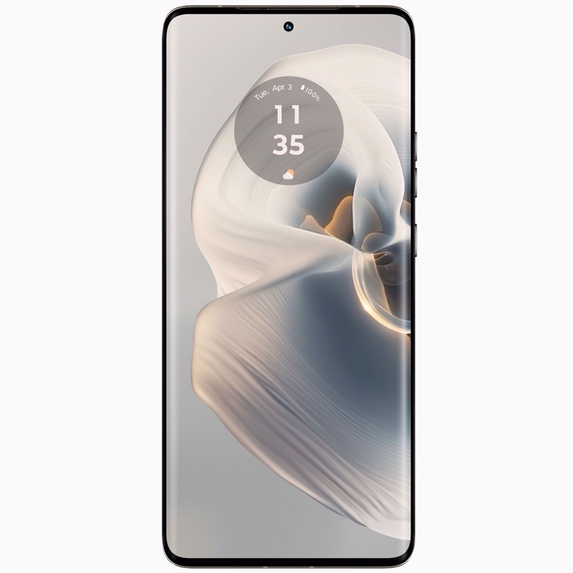 Motorola Edge 50 Pro DUAL SIM 512GB ROM + 12GB RAM (GSM Only | No CDMA) Factory Unlocked 5G Smartphone (Moonlight Pearl) - International Version