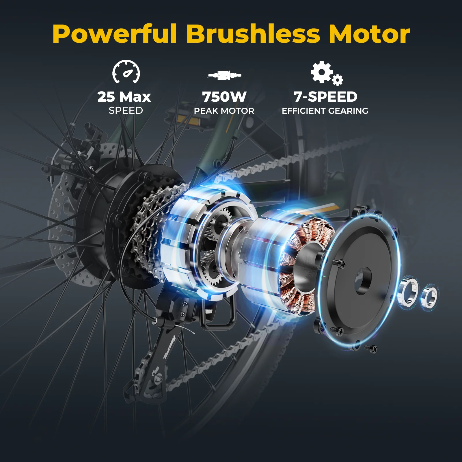 Yoloway EB5 PLUS Electric Bike 27.5