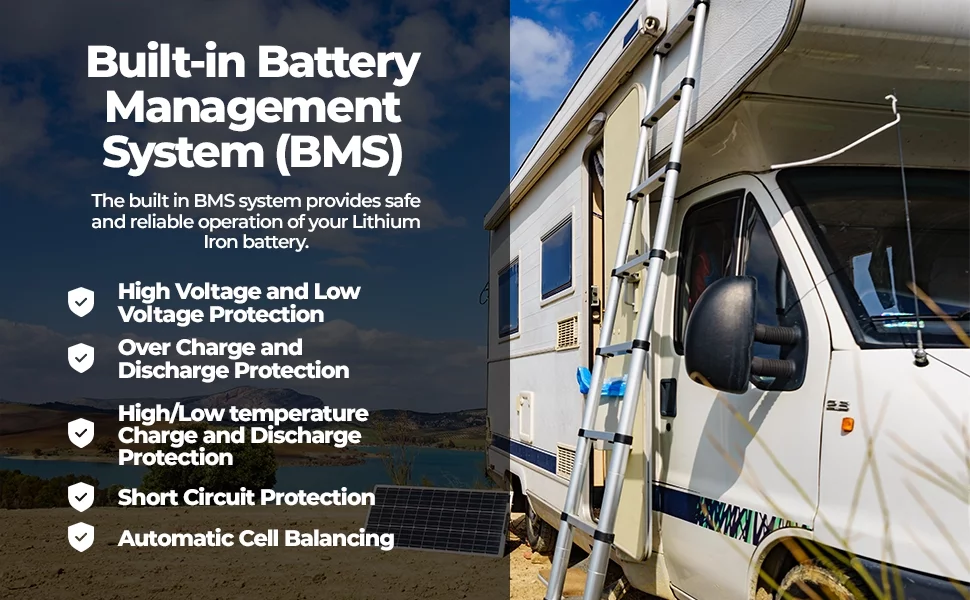 VMAX LFP27-12100 Li-Iron 12V 100AH LiFePO4 Marine Lithium Battery for 45LB Trolling Motors (12 Volt 100AH, Group 27, 1280Wh)