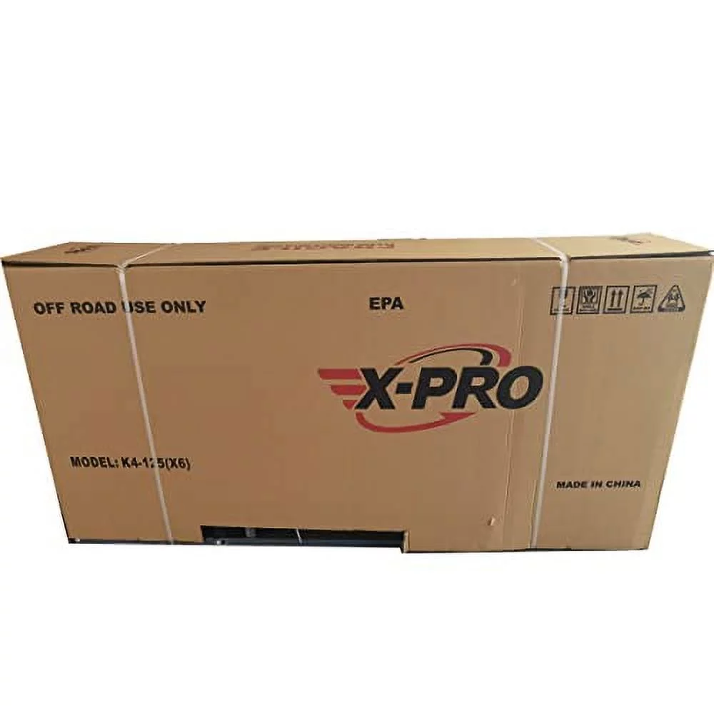 X-Pro Brand New 125cc Gas Pit Dirt Bike with 4 Manual Transmission, Kick Start, Big 19