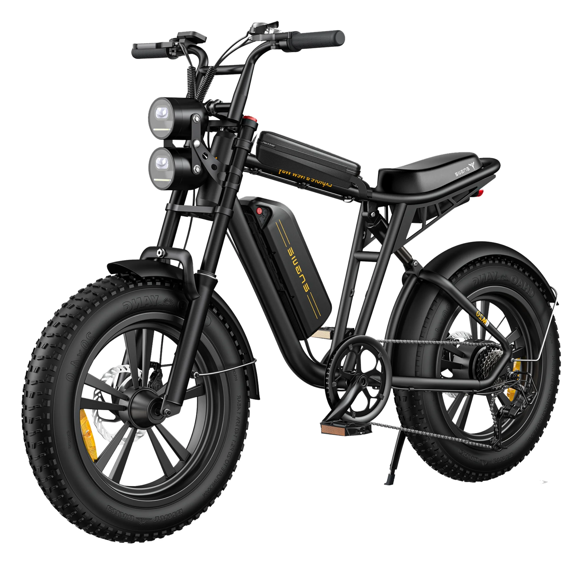 ENGWE M20 1000W Electric Bike for Adults(Black), 48V 26Ah Removable Battery Range 94Miles 28MPH, 7-Speed Electric Motorcycle with 20