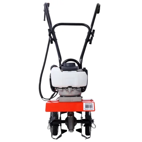 Mini Tiller Cultivator, Powerful 37.7cc 4-stroke Viper Engine, Gear Drive Transmission, Mini Cultivator with 4-Cycle Engine