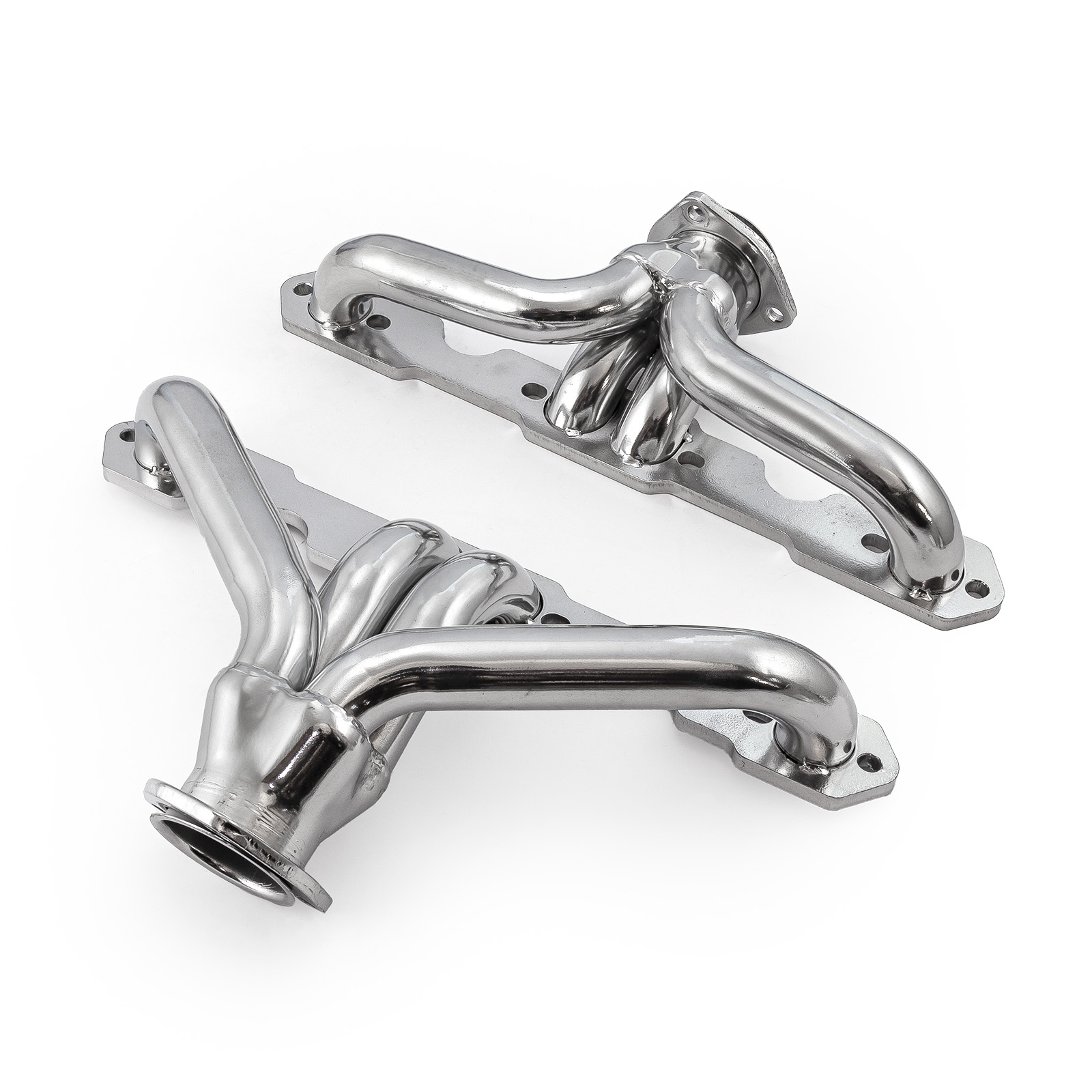 Speedmaster PCE316.1030.02 Fits Chevy SBC 350 1955-57 Tri-5 Shorty Ceramic Headers Straight Plug Heads