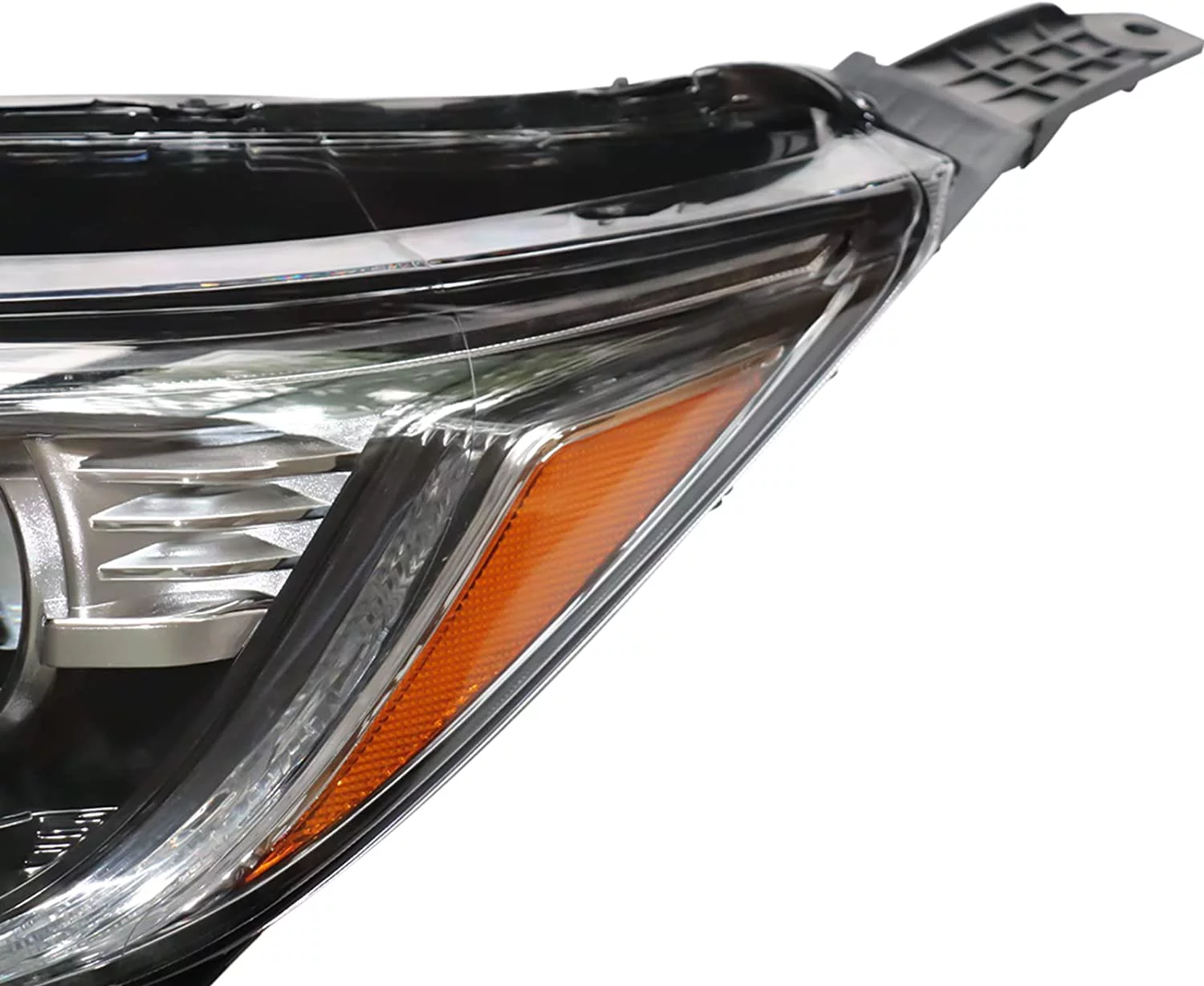 For 2017 2018 2019 2020 2021Honda CRV Headlights Assembly Halogen with LED DRL Headlamp Left Driver Headlight Black Housing Clear Lens Head light - Driver Side Headlight Only