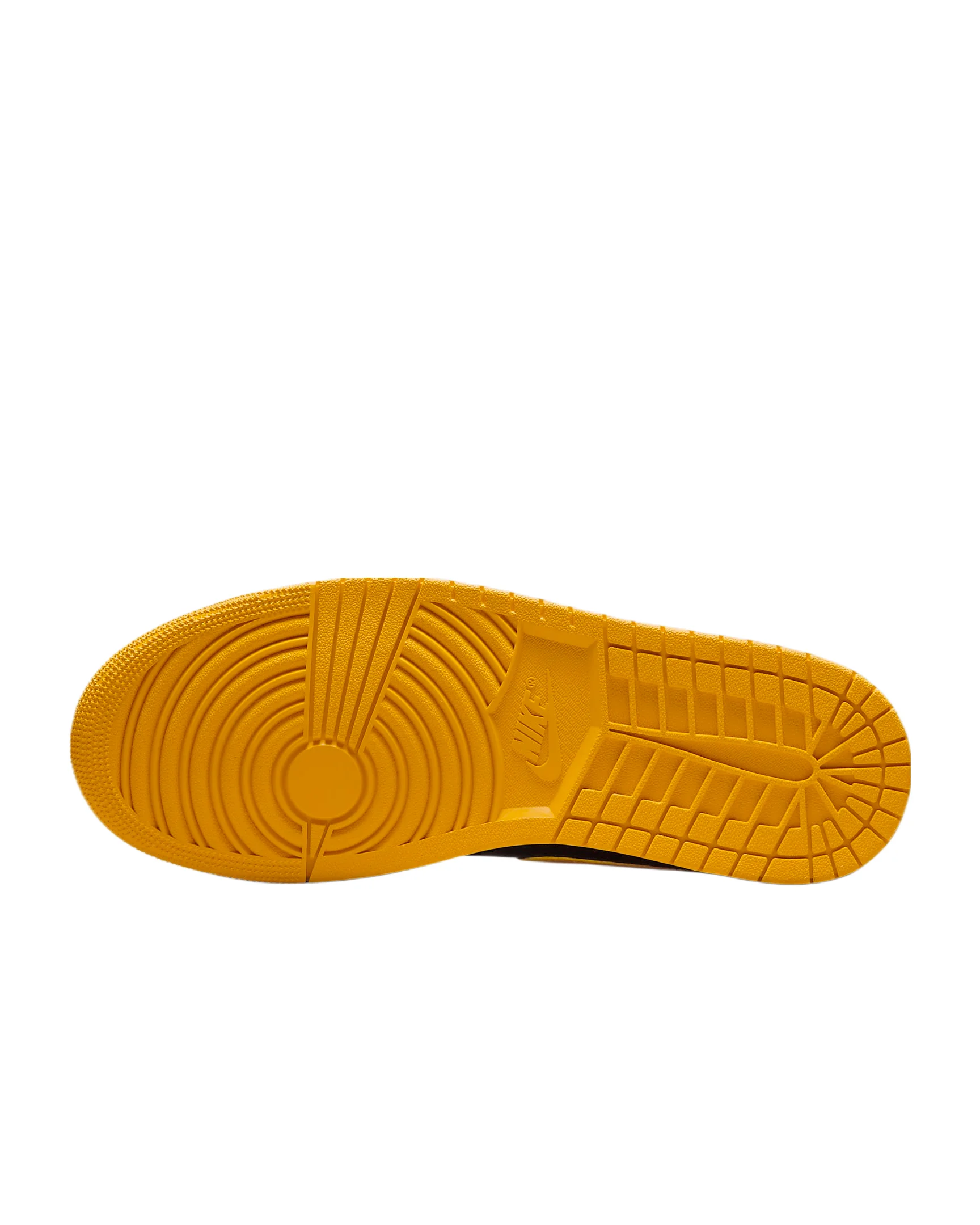 Men's Air Jordan 1 Low Black / Yellow Ochre-White 553558-072 (8.5 US)