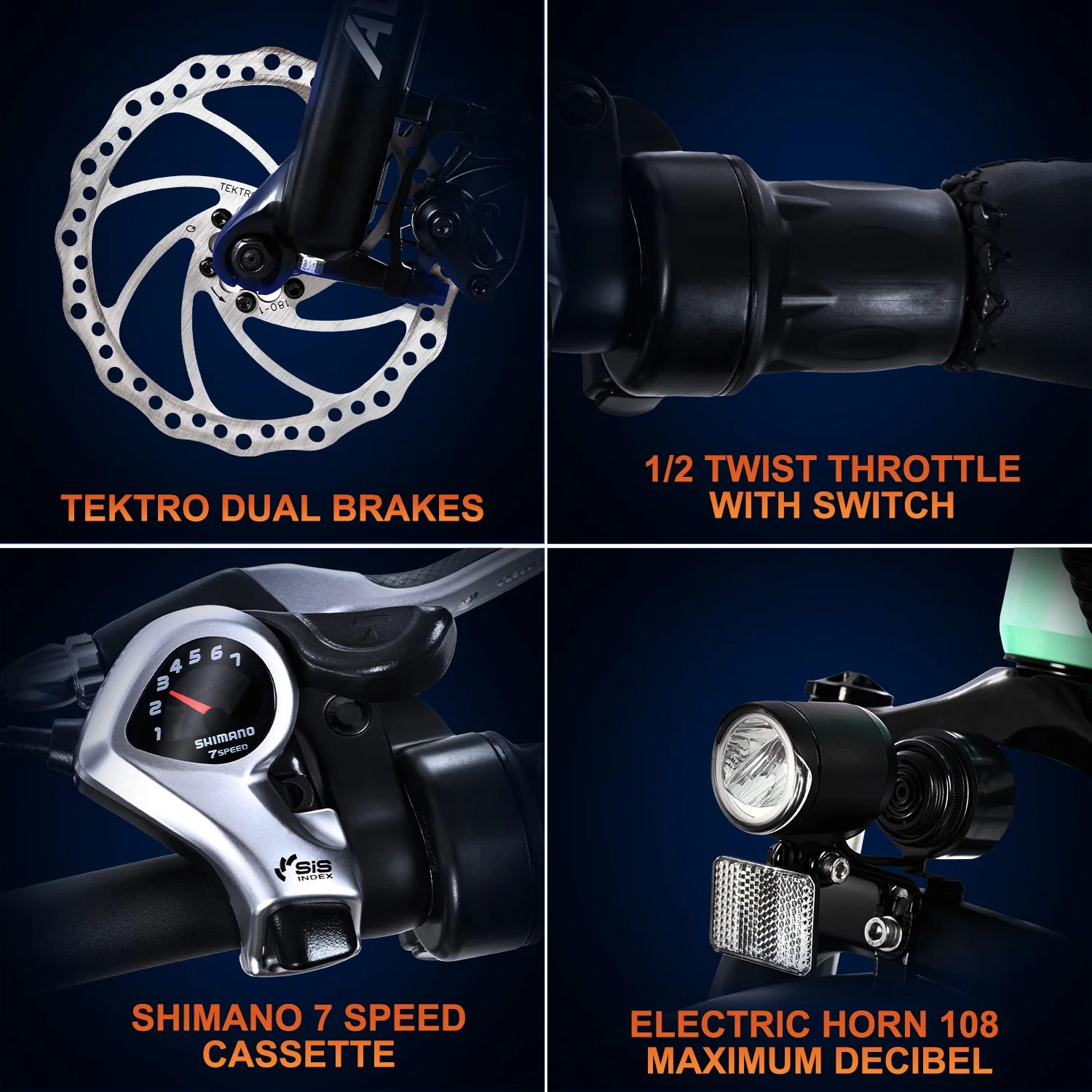 Addmotor 24 In. Electric Bicycle, 750W Step-Thru Fat Tire Electric Bike, Pedal Assist Cruiser City Ebike for Adults, Shimano 7 Speed, 28MPH, M-430 Rose Gold