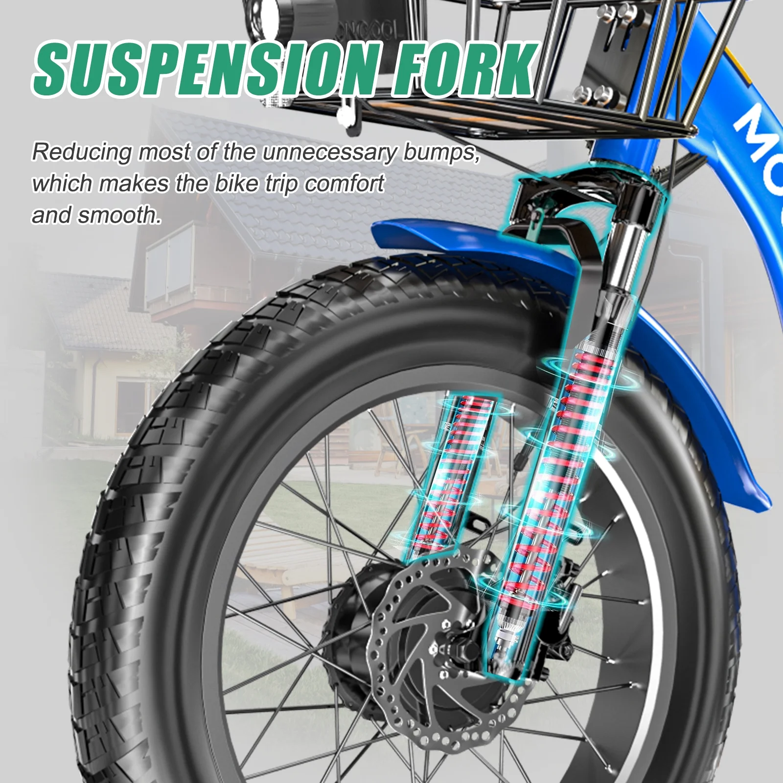 ABORON Electric Bike for Adults, 500W Ebike with 48V 14.5Ah Removable Lithium Battery, 20