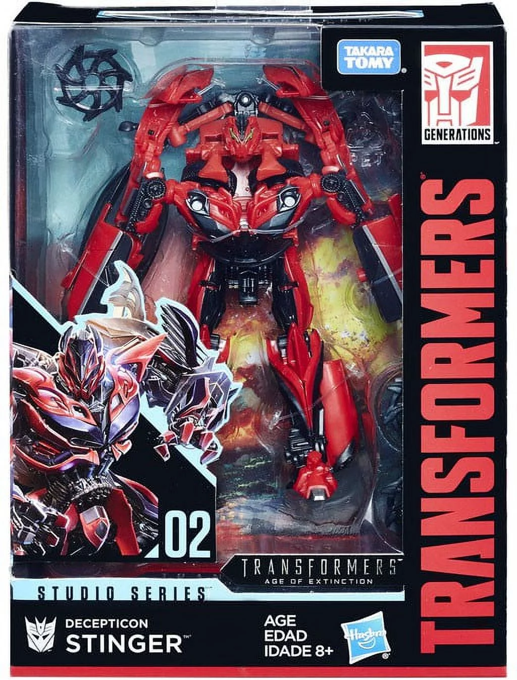 Transformers Studio Series 02 Deluxe Class Movie 3 Decepticon Stinger Action Figure Set