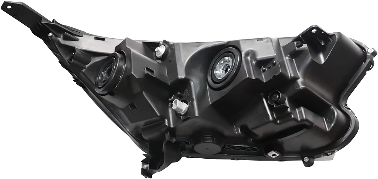 For 2017 2018 2019 2020 2021Honda CRV Headlights Assembly Halogen with LED DRL Headlamp Left Driver Headlight Black Housing Clear Lens Head light - Driver Side Headlight Only