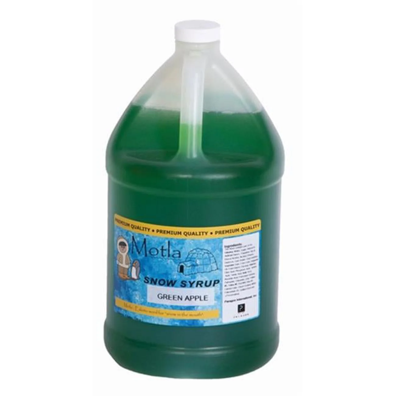 Paragon - Manufactured Fun 6311 Motla Snow Cone Syrup - Green Apple